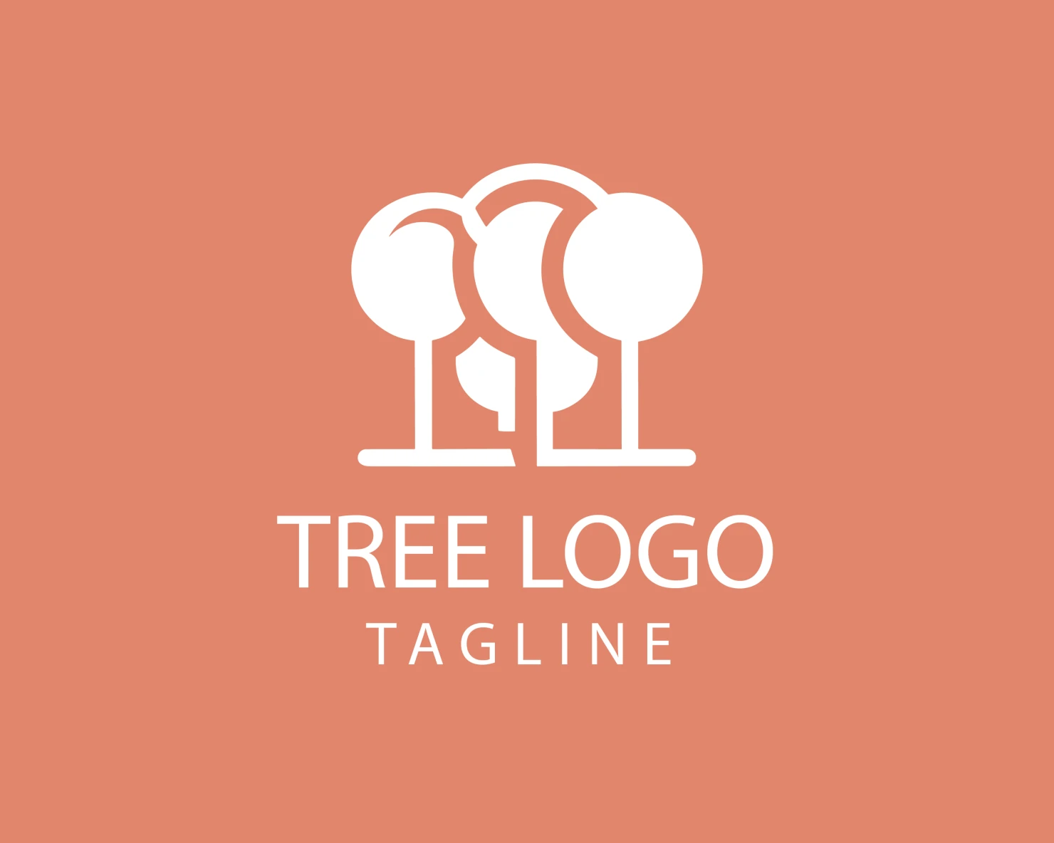 Tree customizable logo design #33411