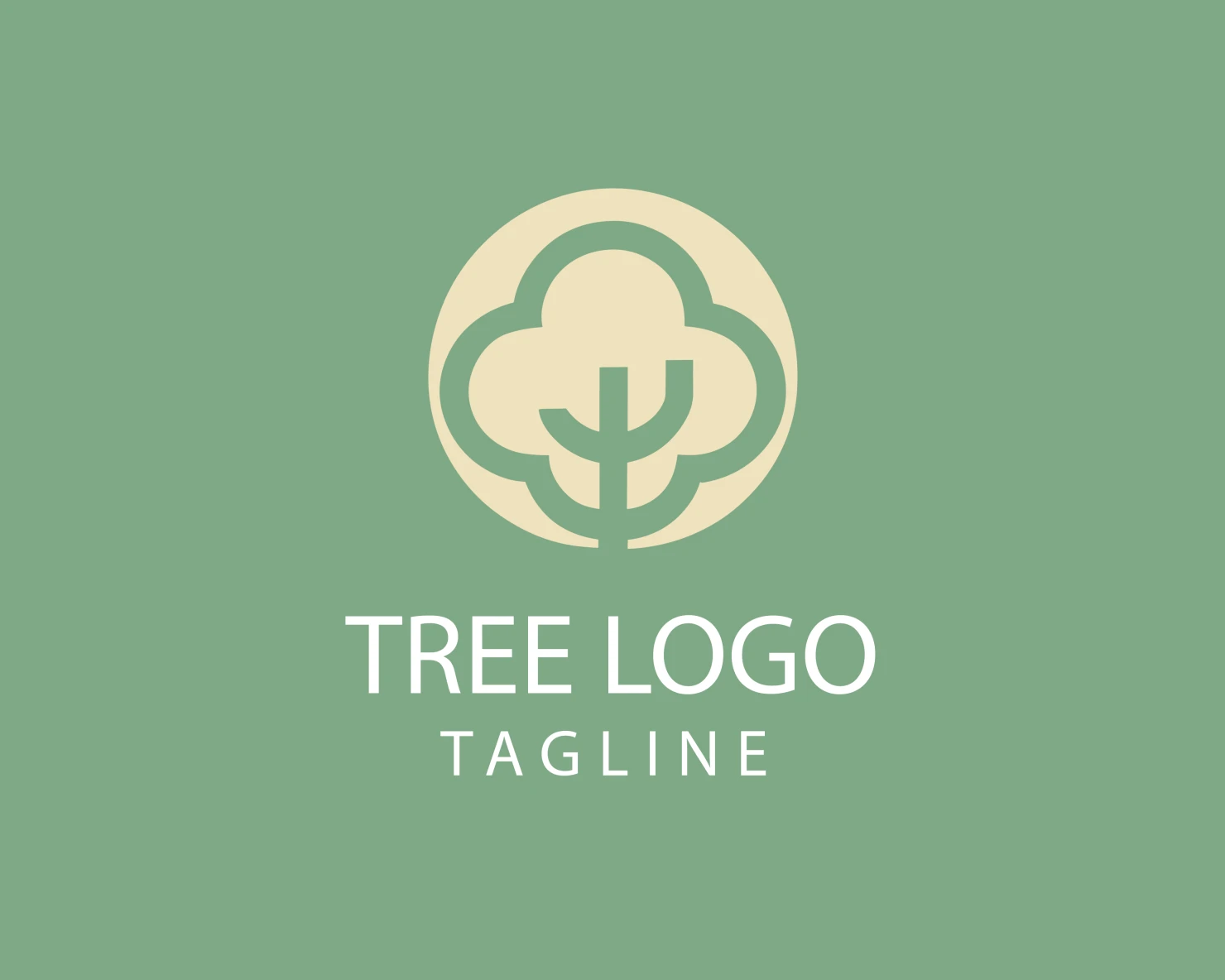 Tree customizable logo design #33412