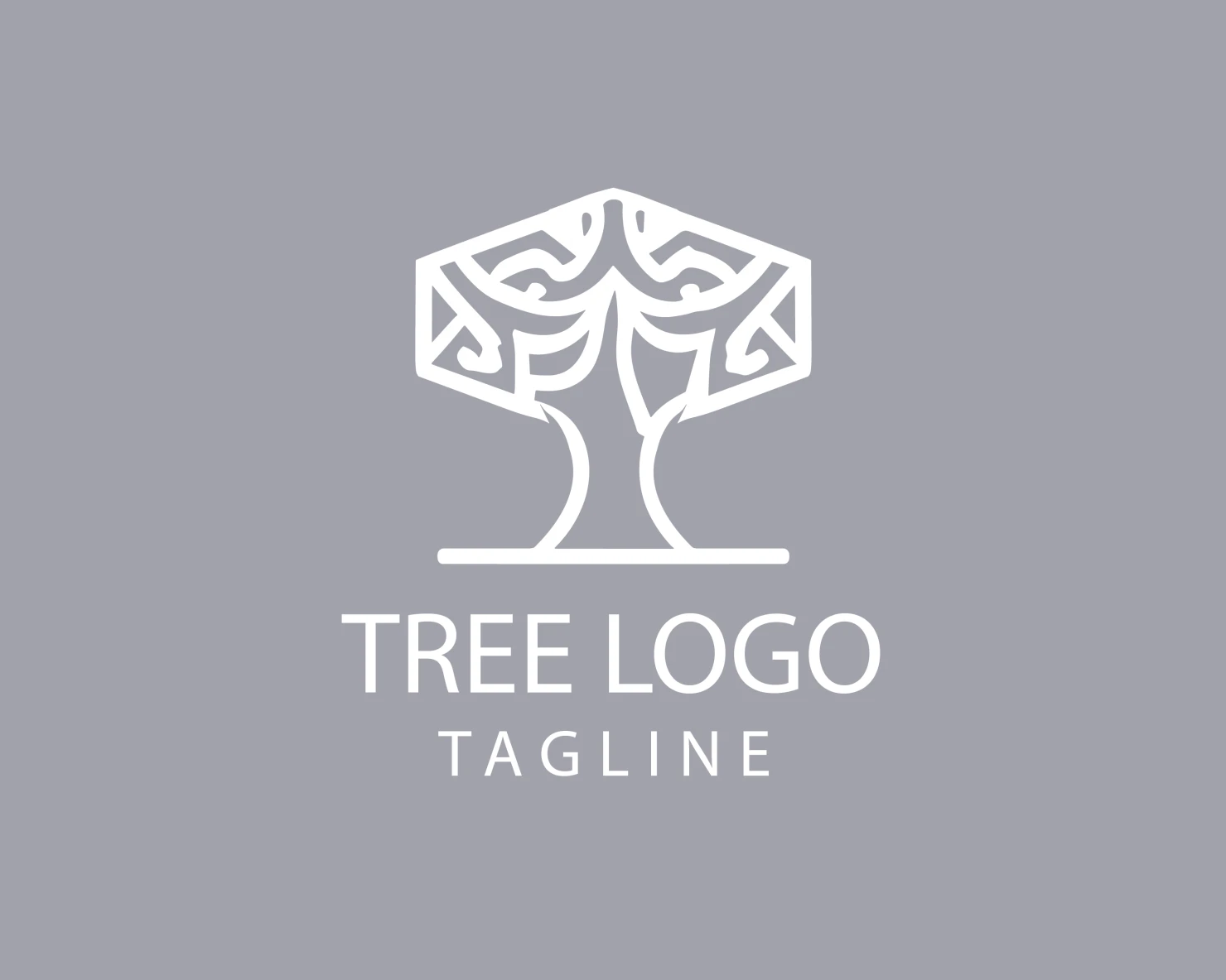 Tree customizable logo design #33420