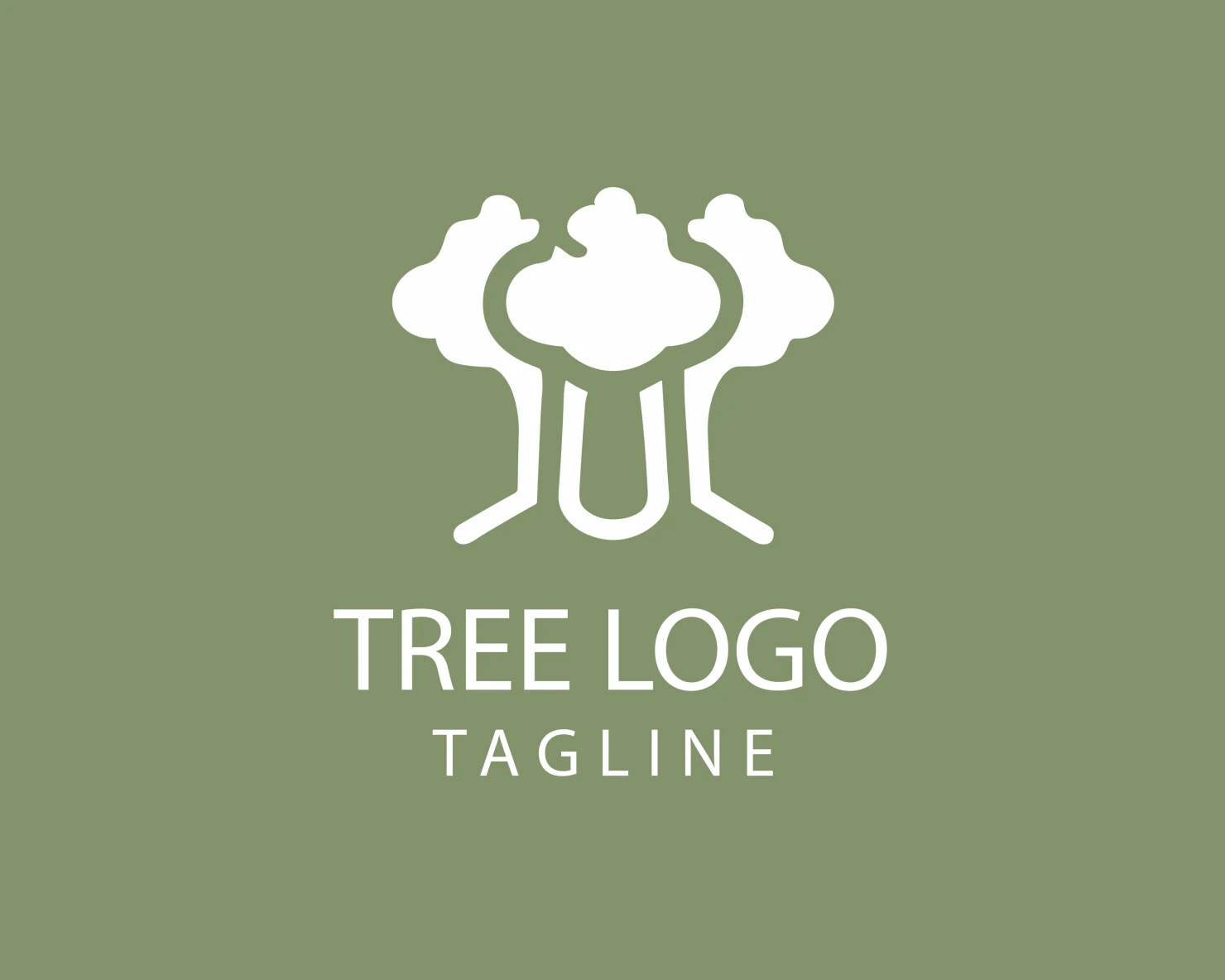 Tree customizable logo design #33424