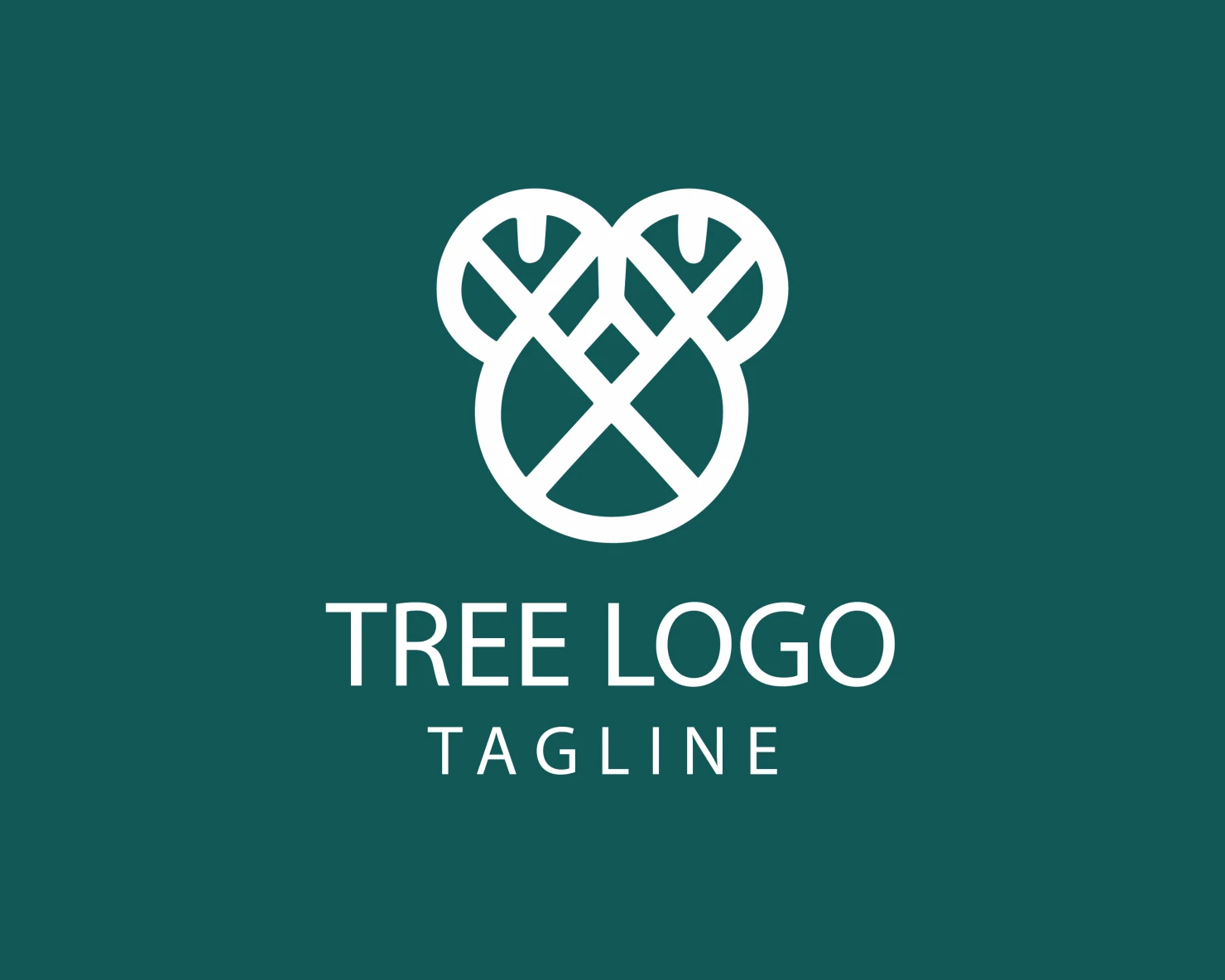 Tree customizable logo design #33425