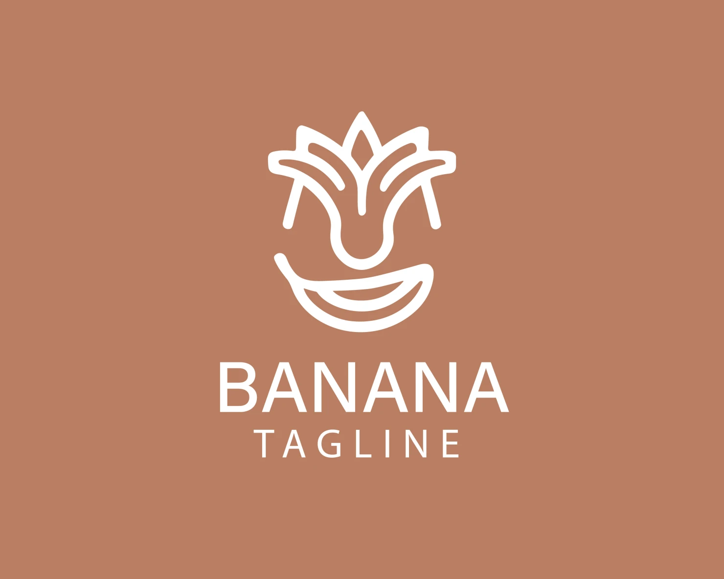 Banana customizable logo design #33444