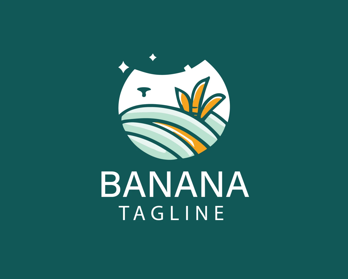 Banana customizable logo design #33446