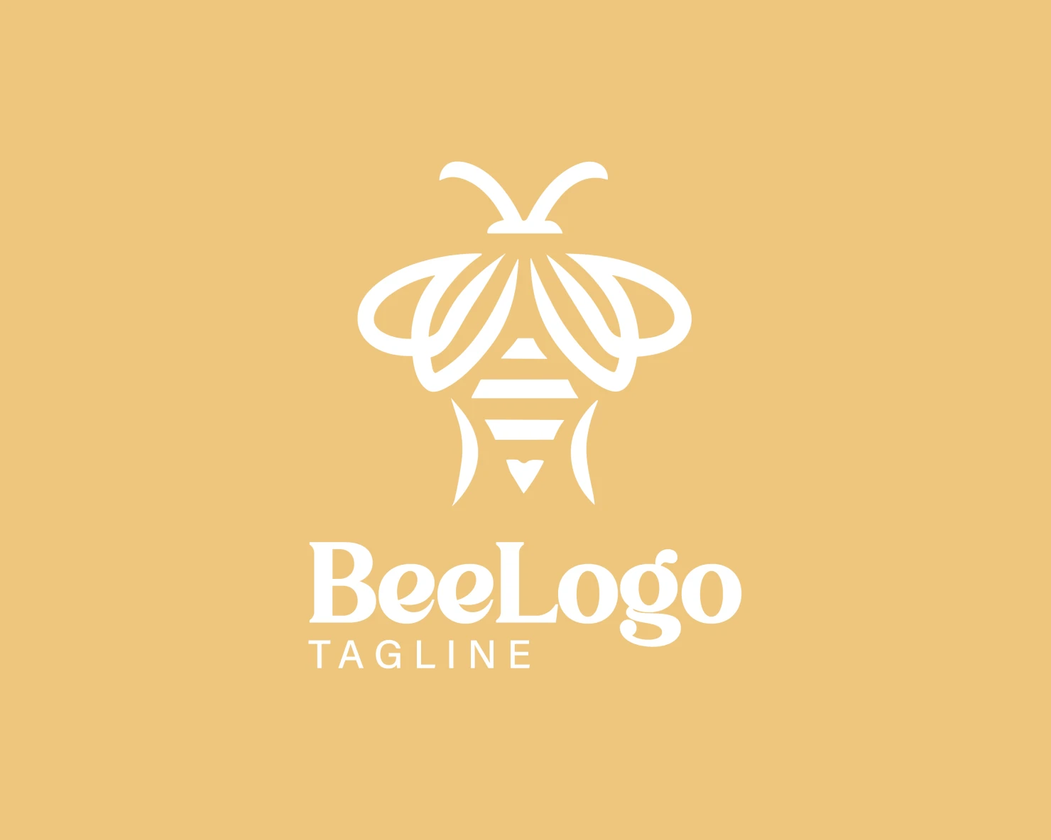 Bee customizable logo design #33450
