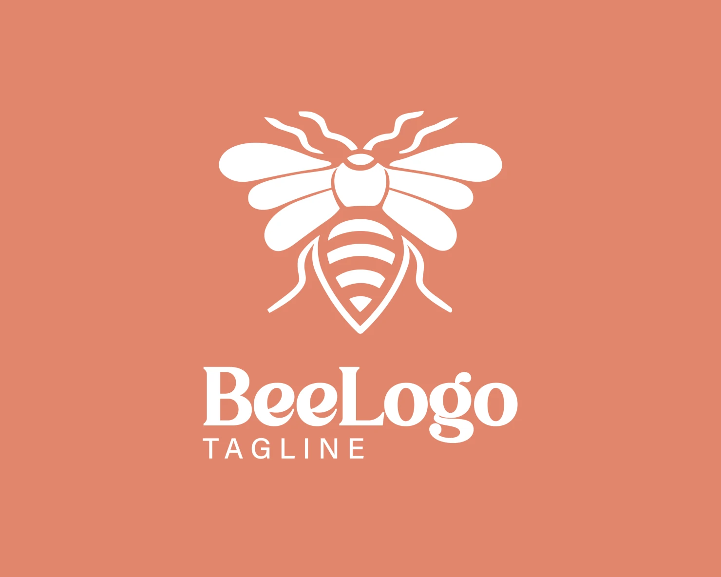 Bee customizable logo design #33453