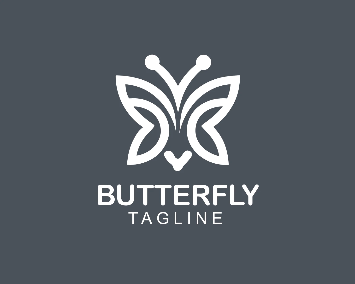 Butterfly customizable logo design #33465