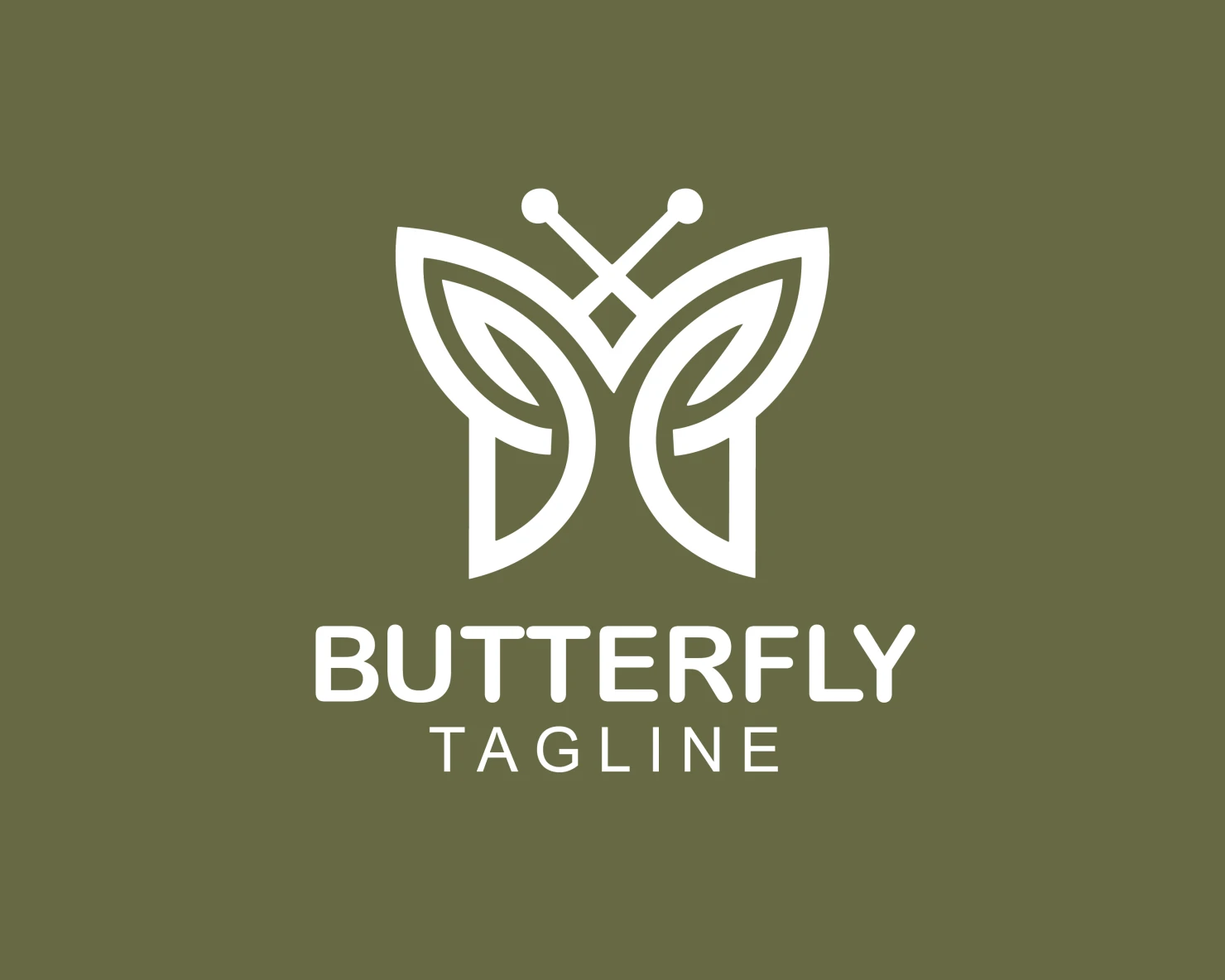 Butterfly customizable logo design #33467