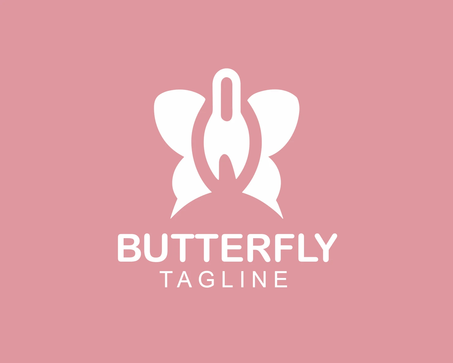 Butterfly customizable logo design #33472