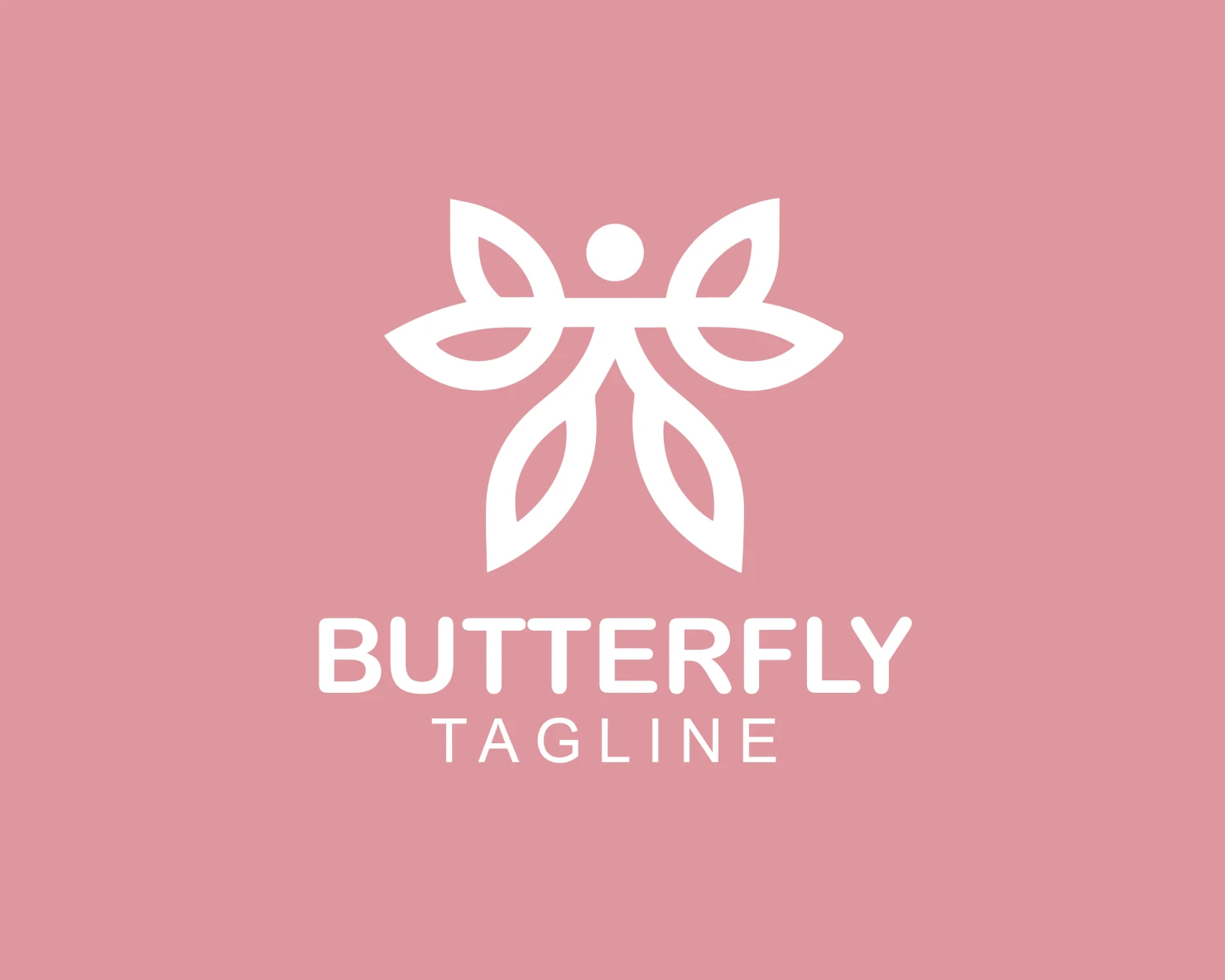 Butterfly customizable logo design #33475