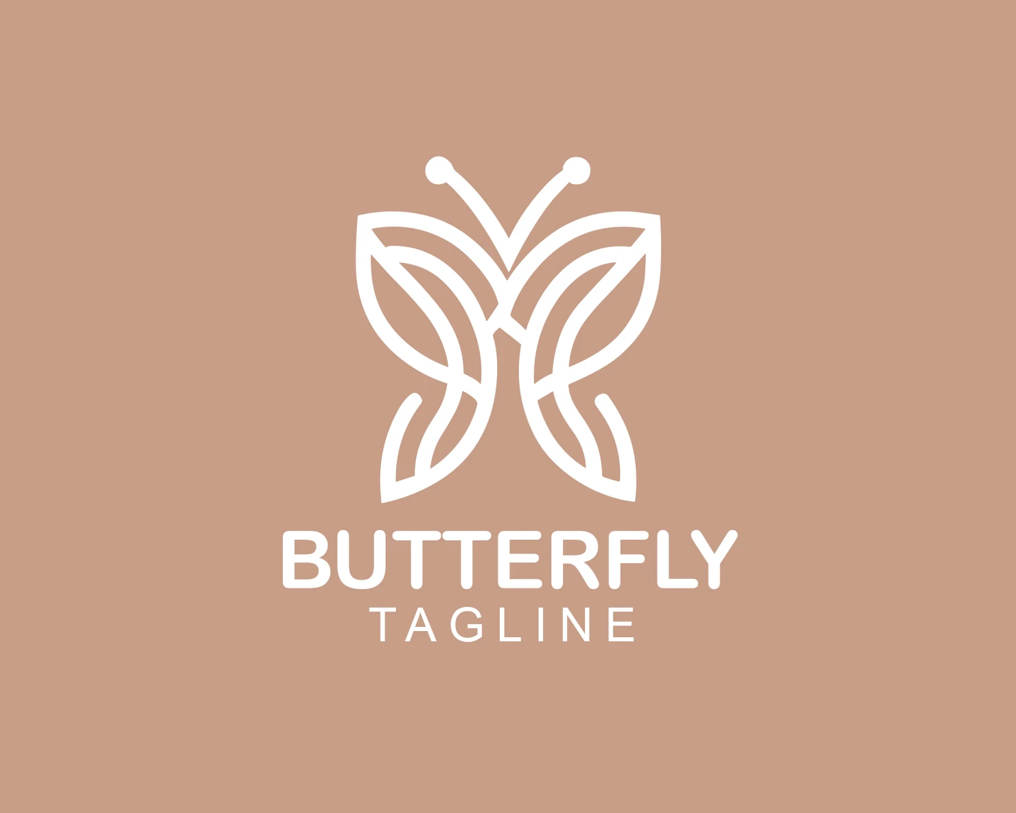 Butterfly customizable logo design #33480