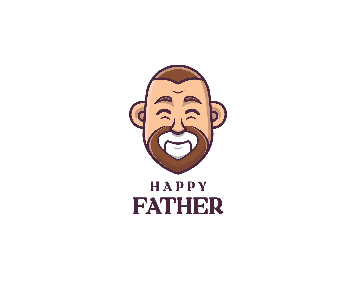 Happy father customizable logo design #33485
