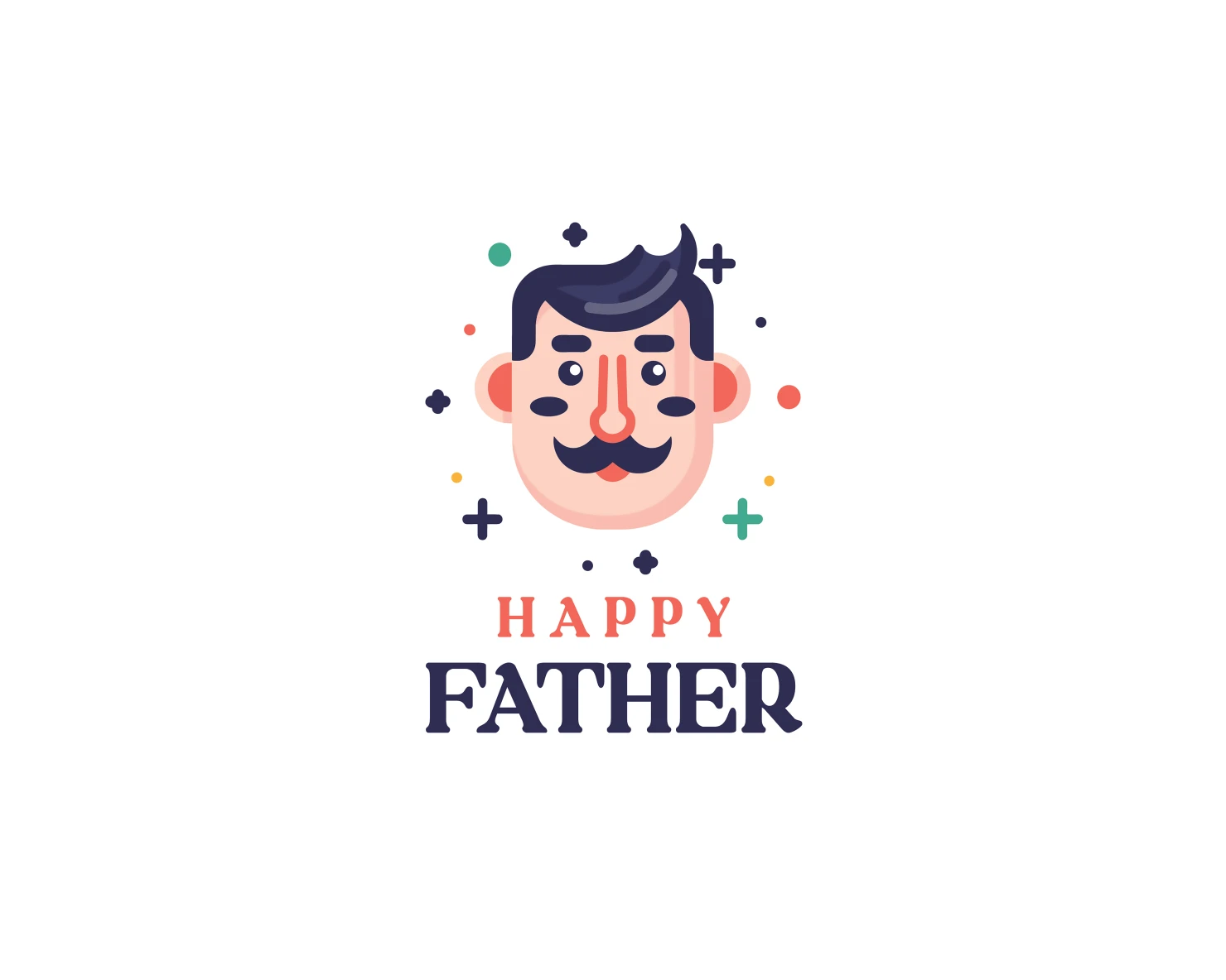 Happy father customizable logo design #33486