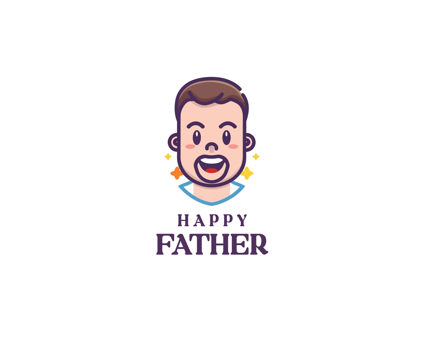 Happy father customizable logo design #33487
