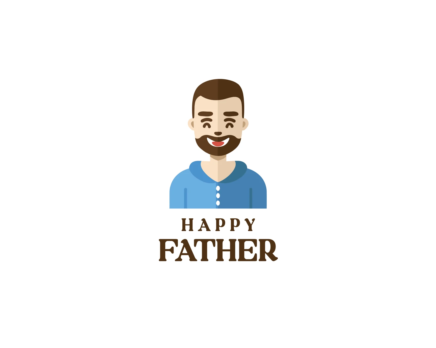 Happy father customizable logo design #33489