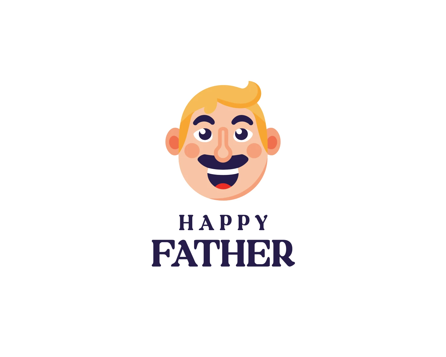 Happy father customizable logo design #33490