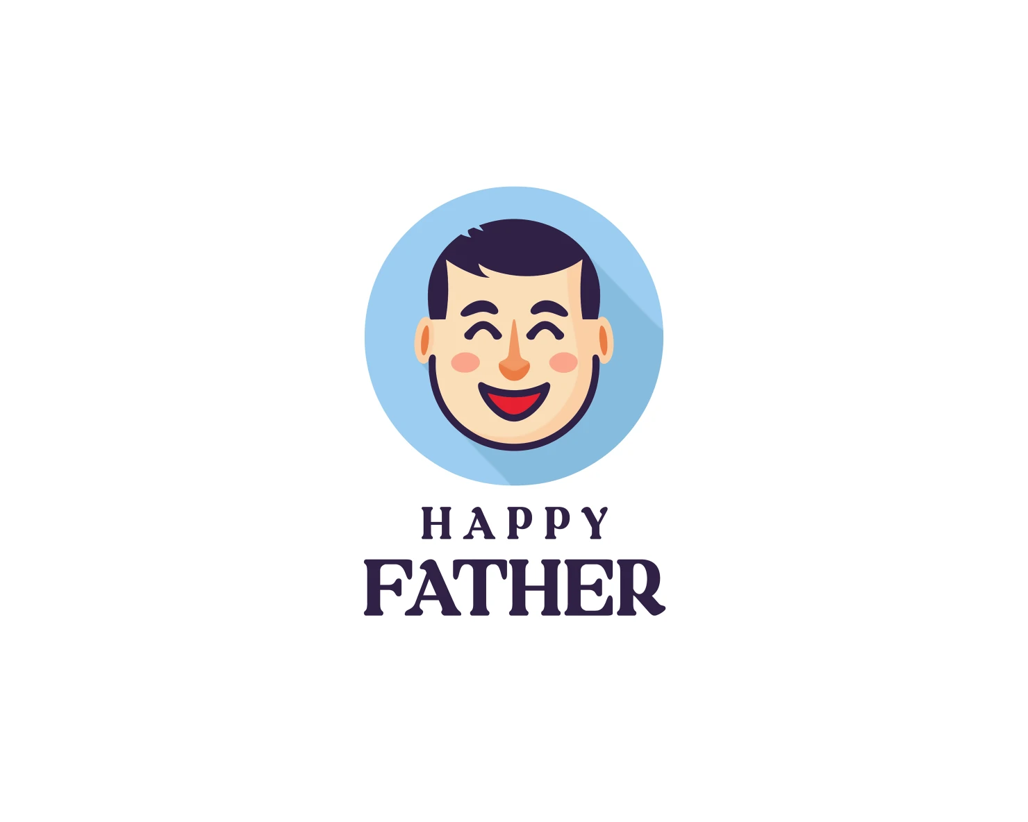 Happy father customizable logo design #33491