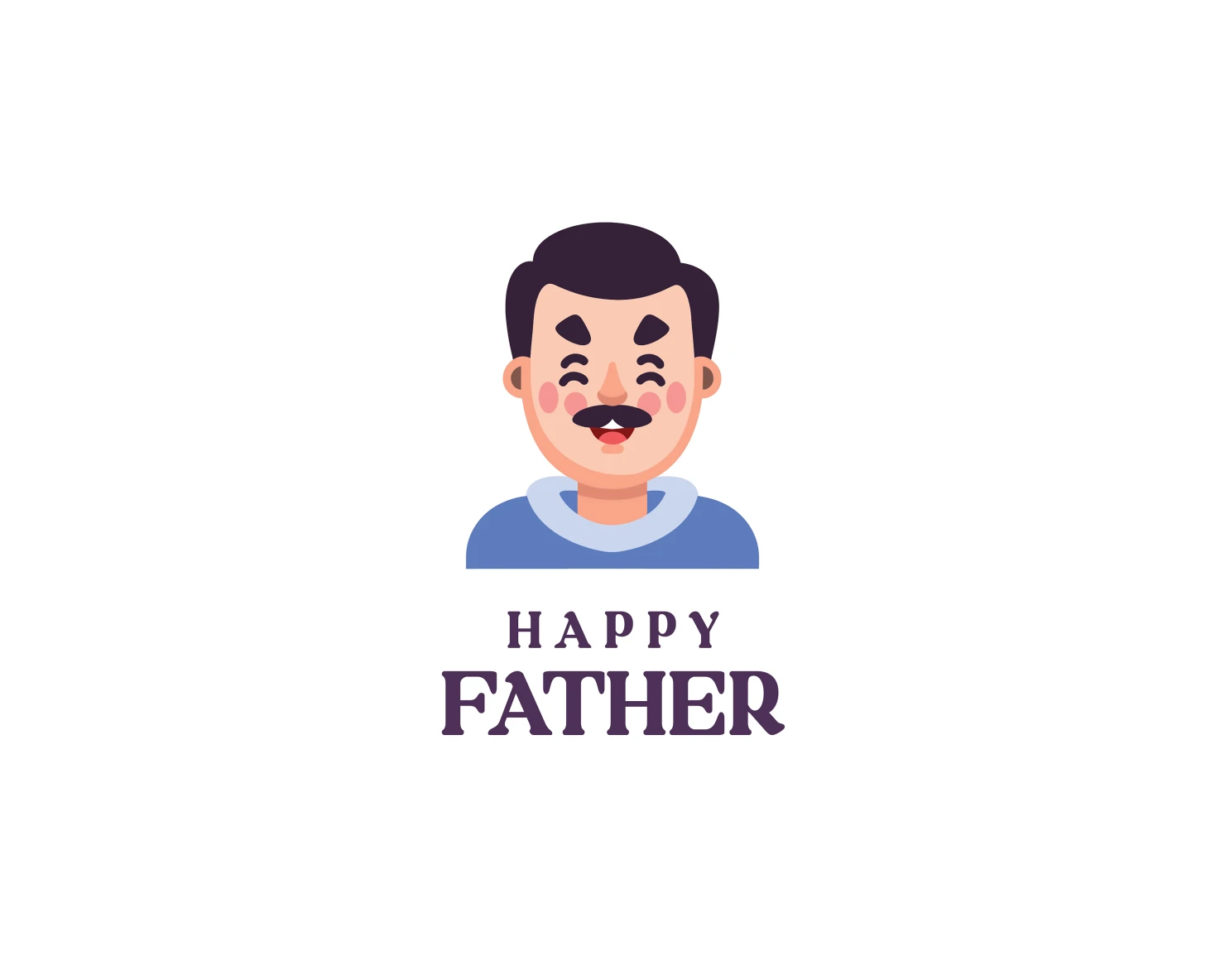 Happy father customizable logo design #33494