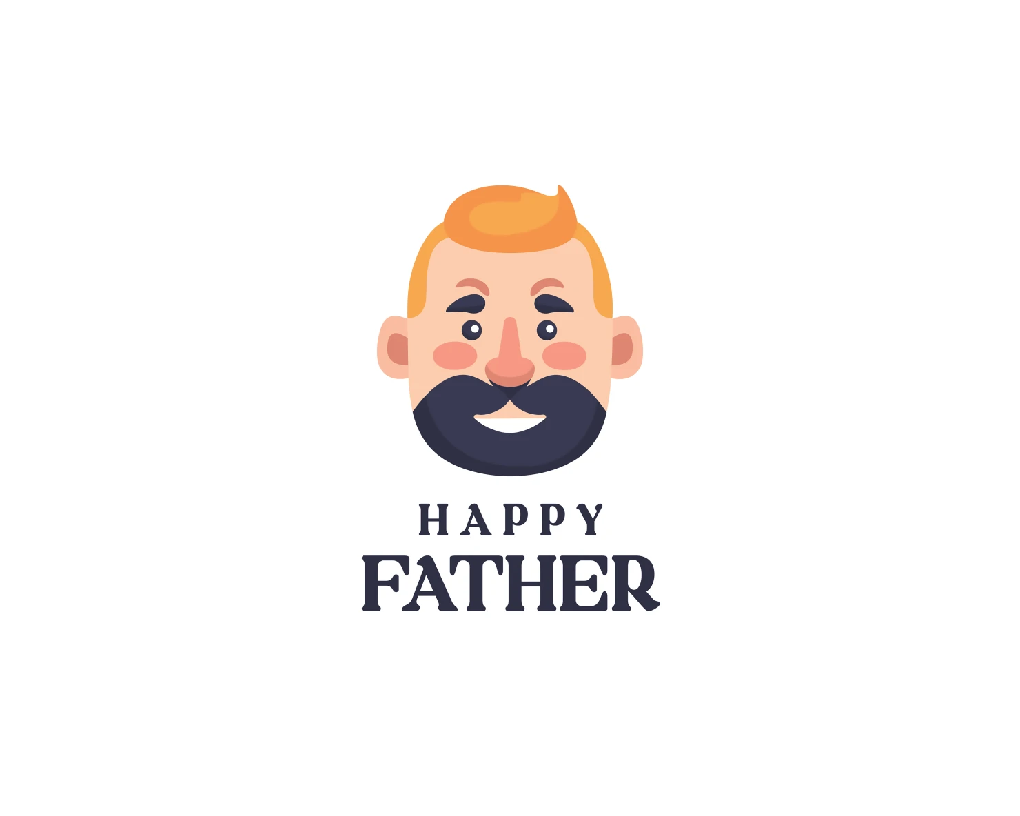 Happy father customizable logo design #33496
