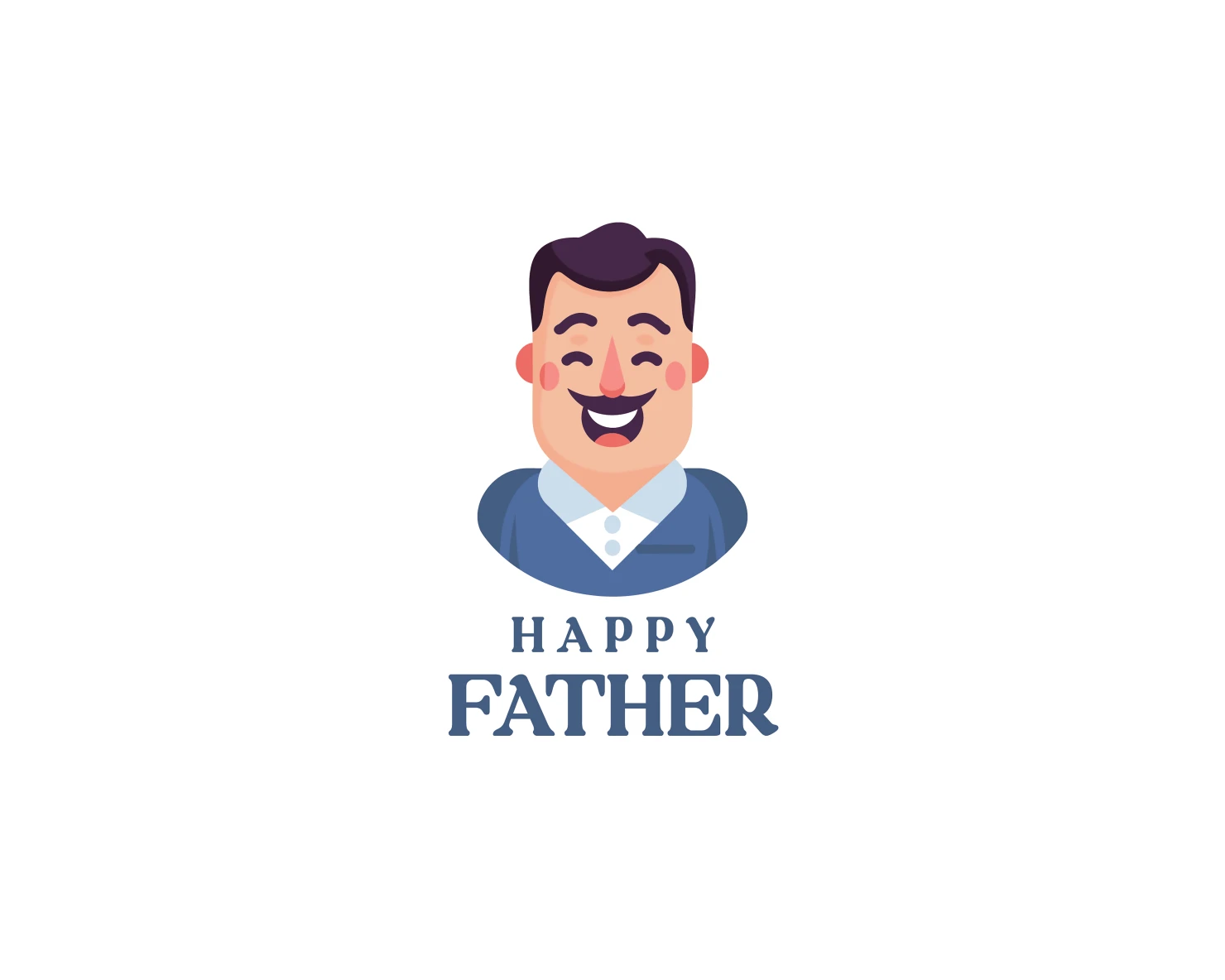 Happy father customizable logo design #33498