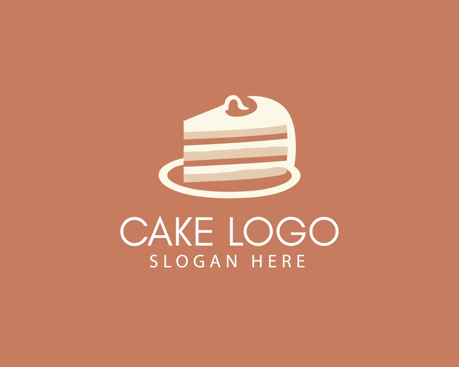 Cake customizable logo design #33499
