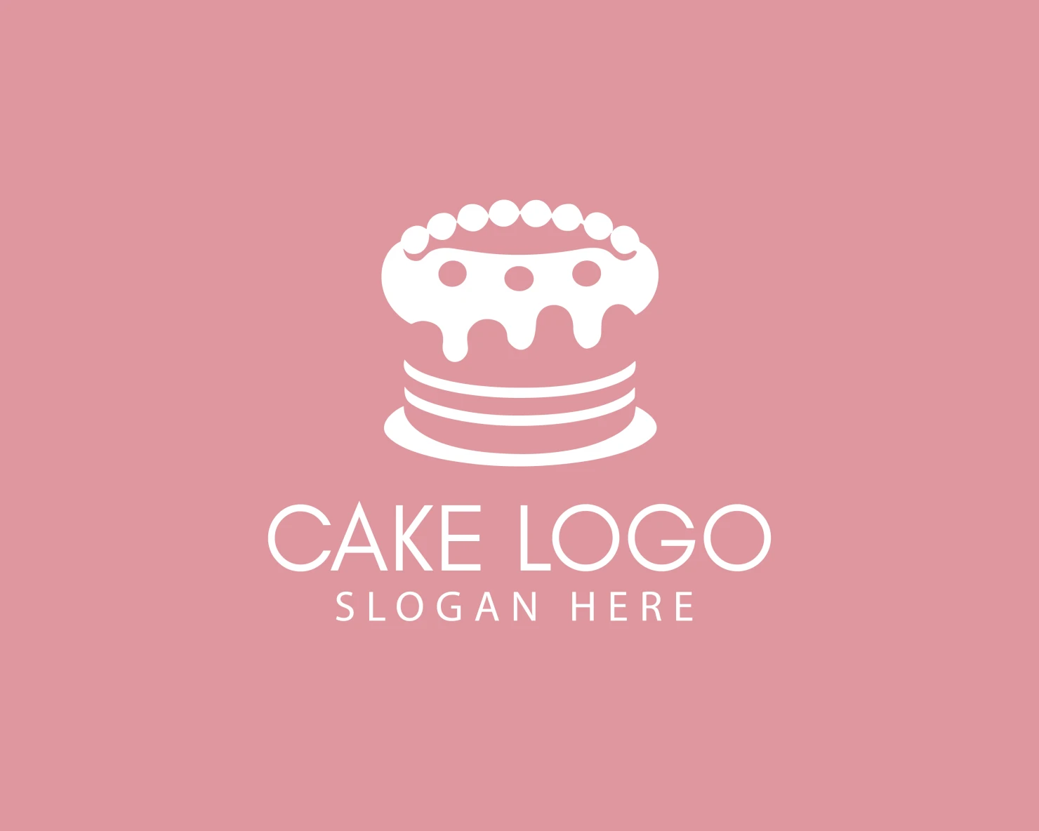 Cake customizable logo design #33502