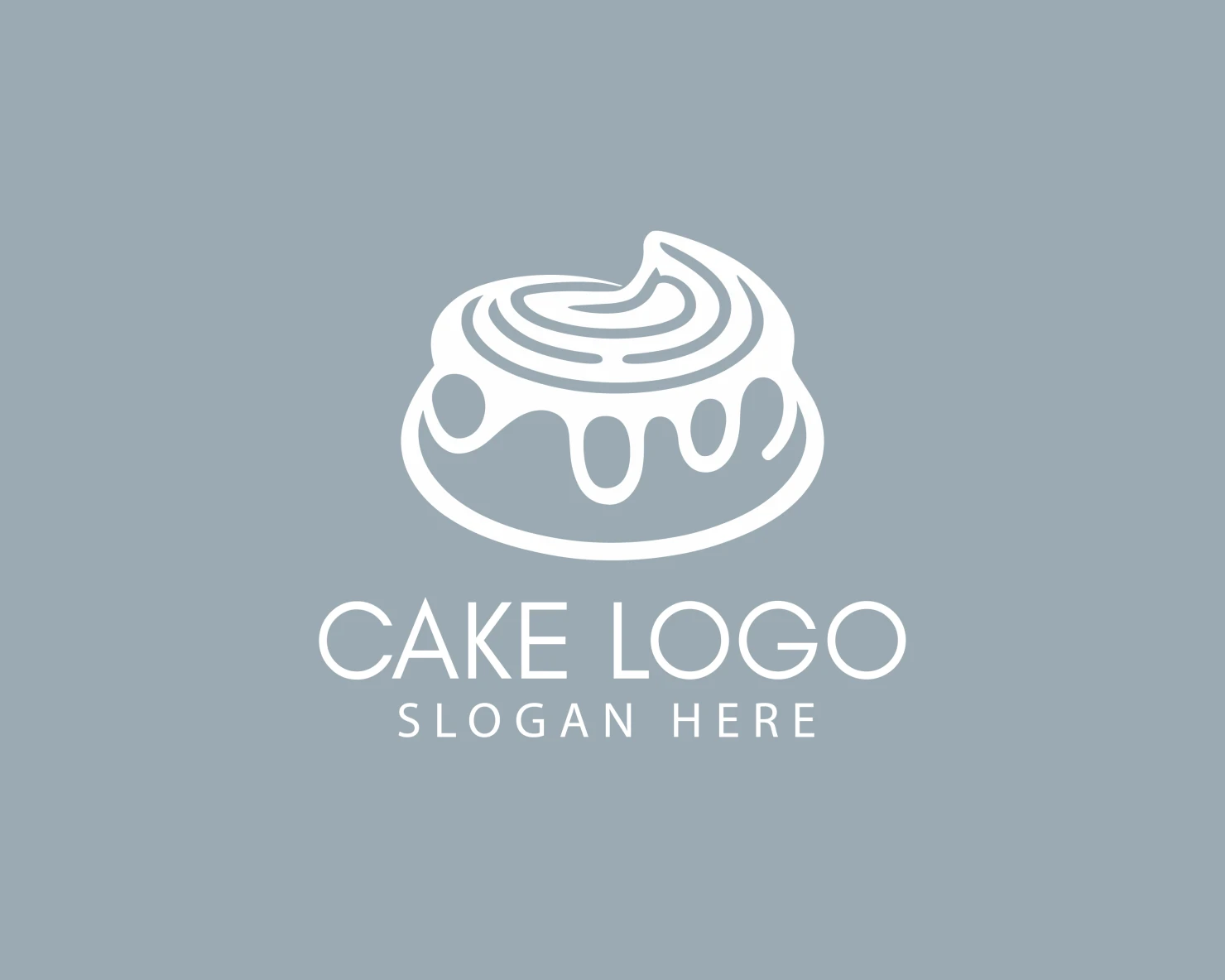 Cake customizable logo design #33506