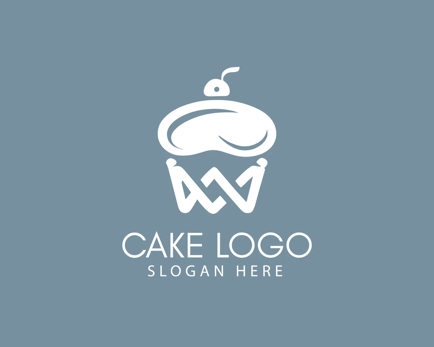Cake customizable logo design #33509