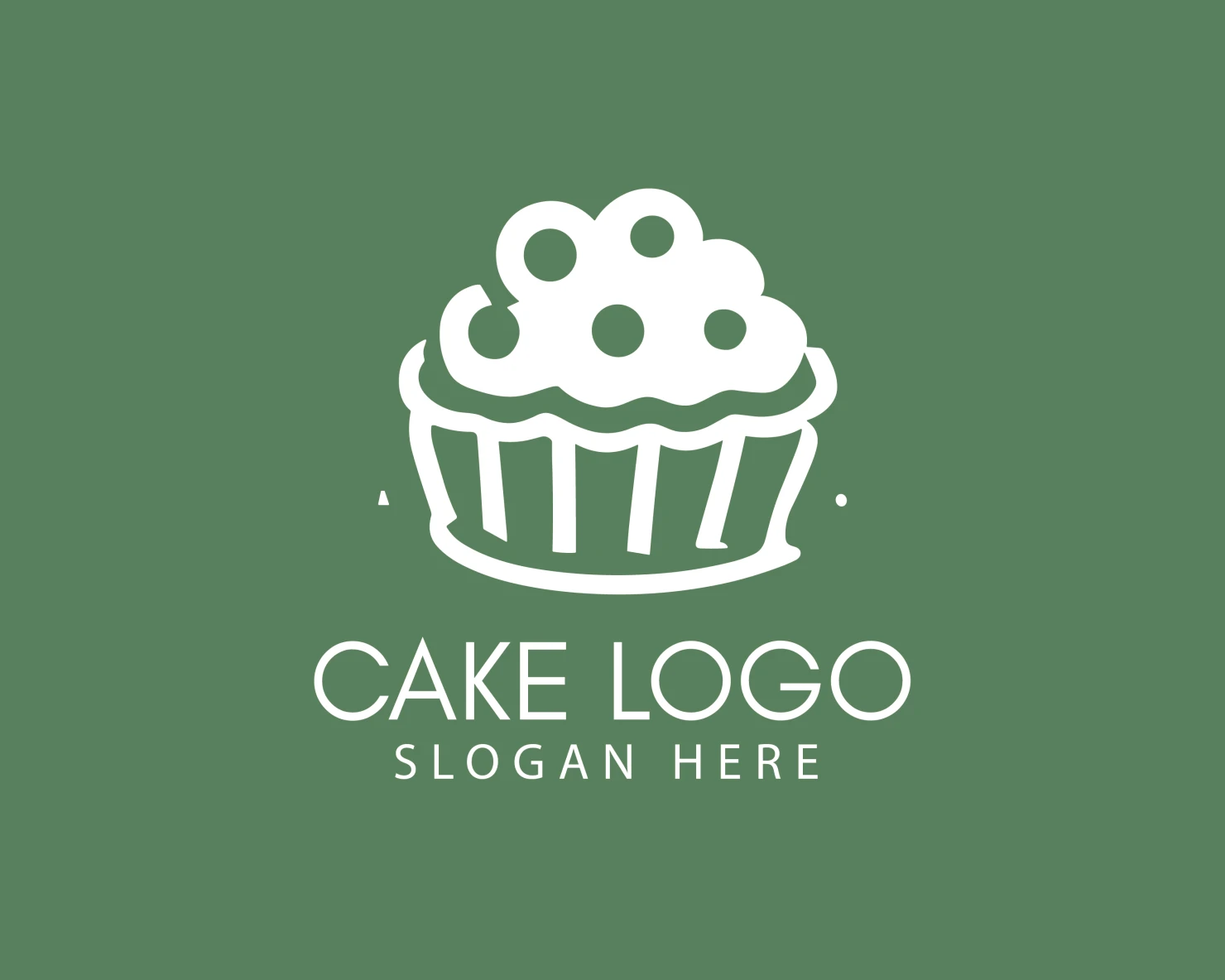 Cake customizable logo design #33510