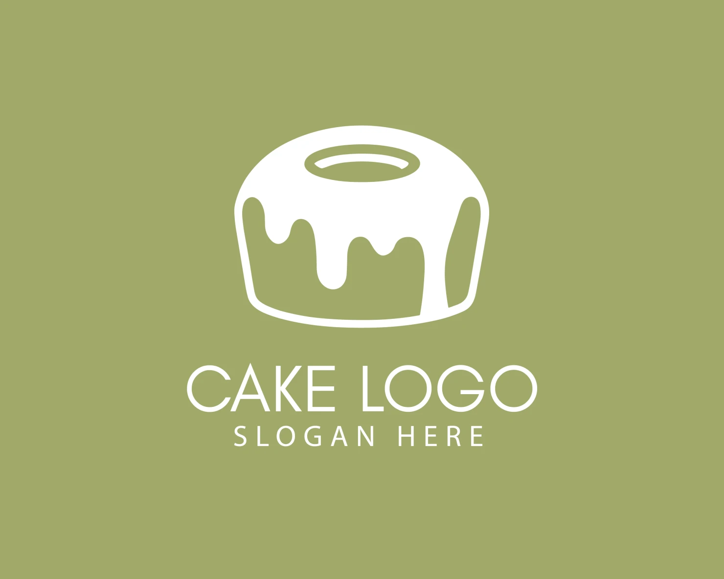 Cake customizable logo design #33511
