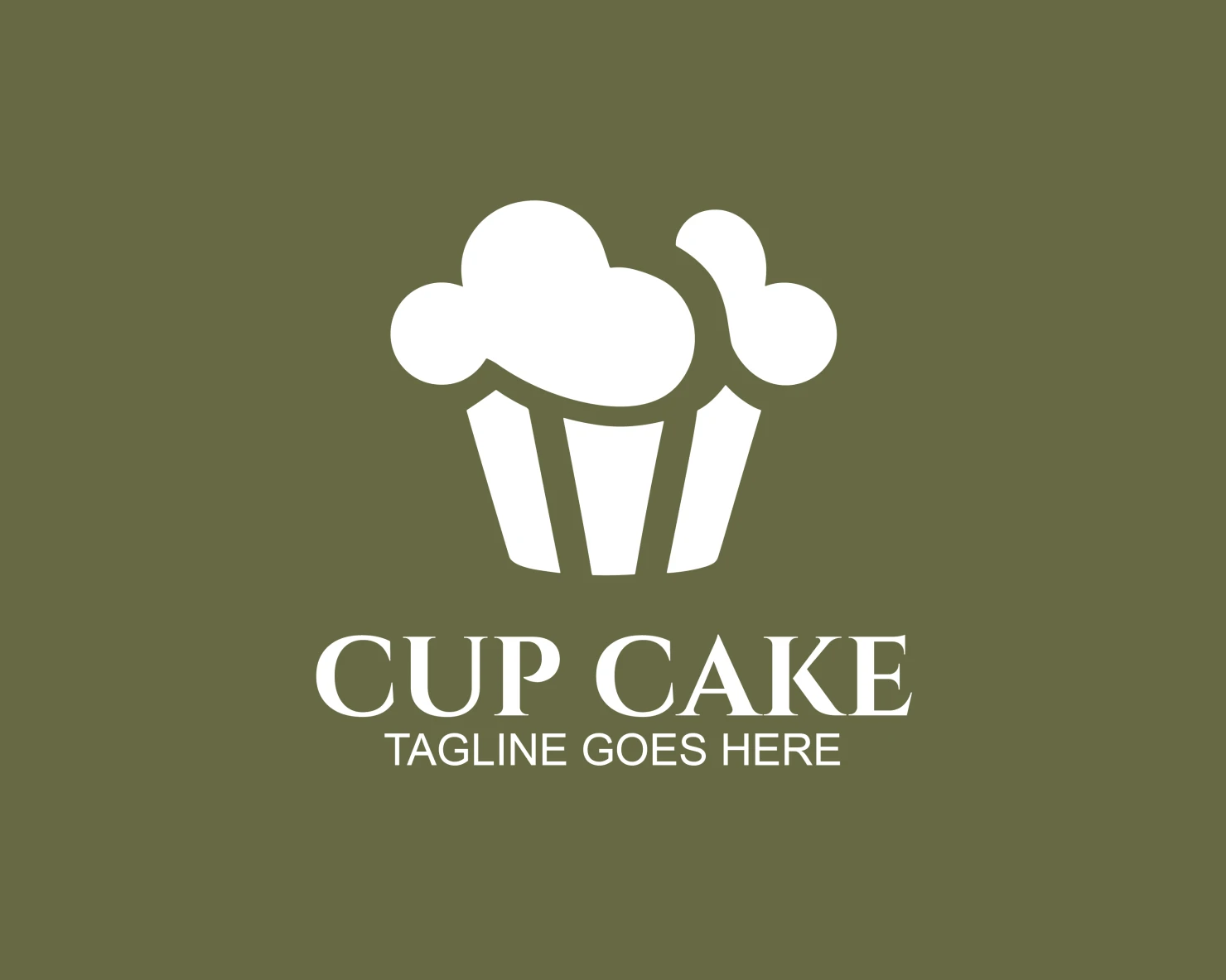 Cup cake customizable logo design #33517