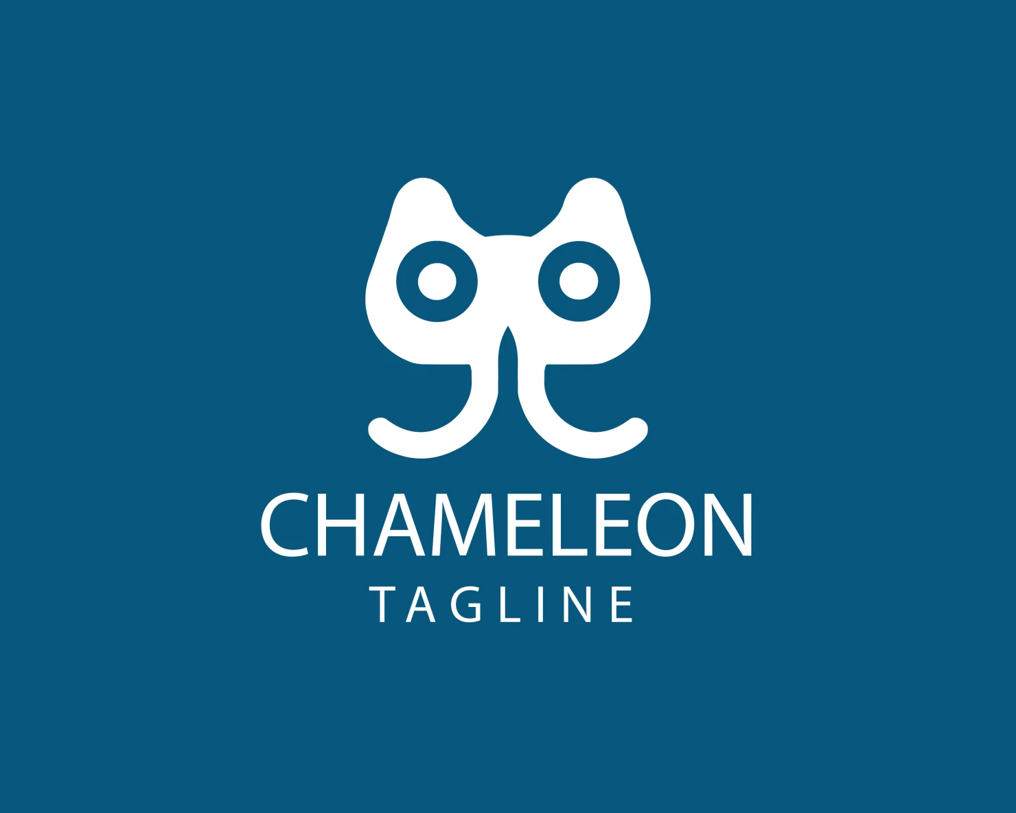 Chameleon customizable logo design #33527