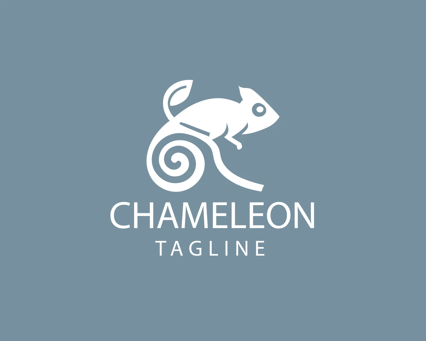 Chameleon customizable logo design #33528