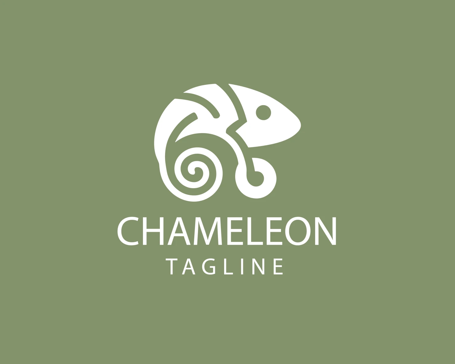Chameleon customizable logo design #33533