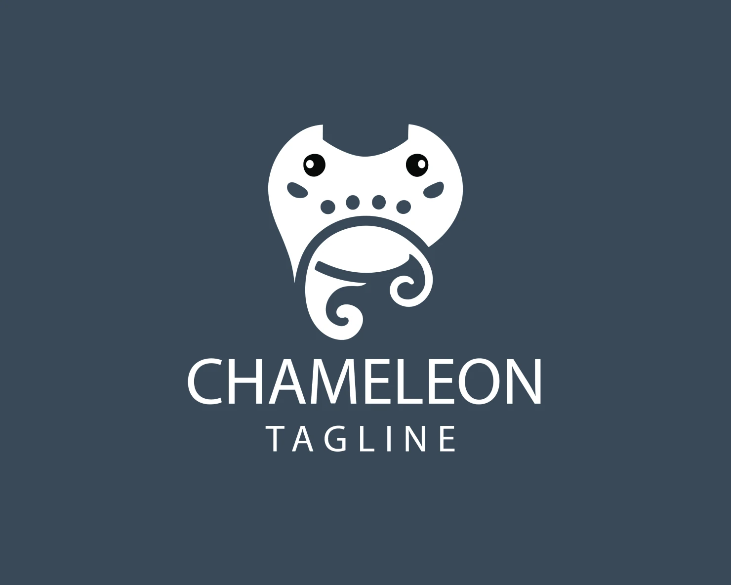 Chameleon customizable logo design #33535