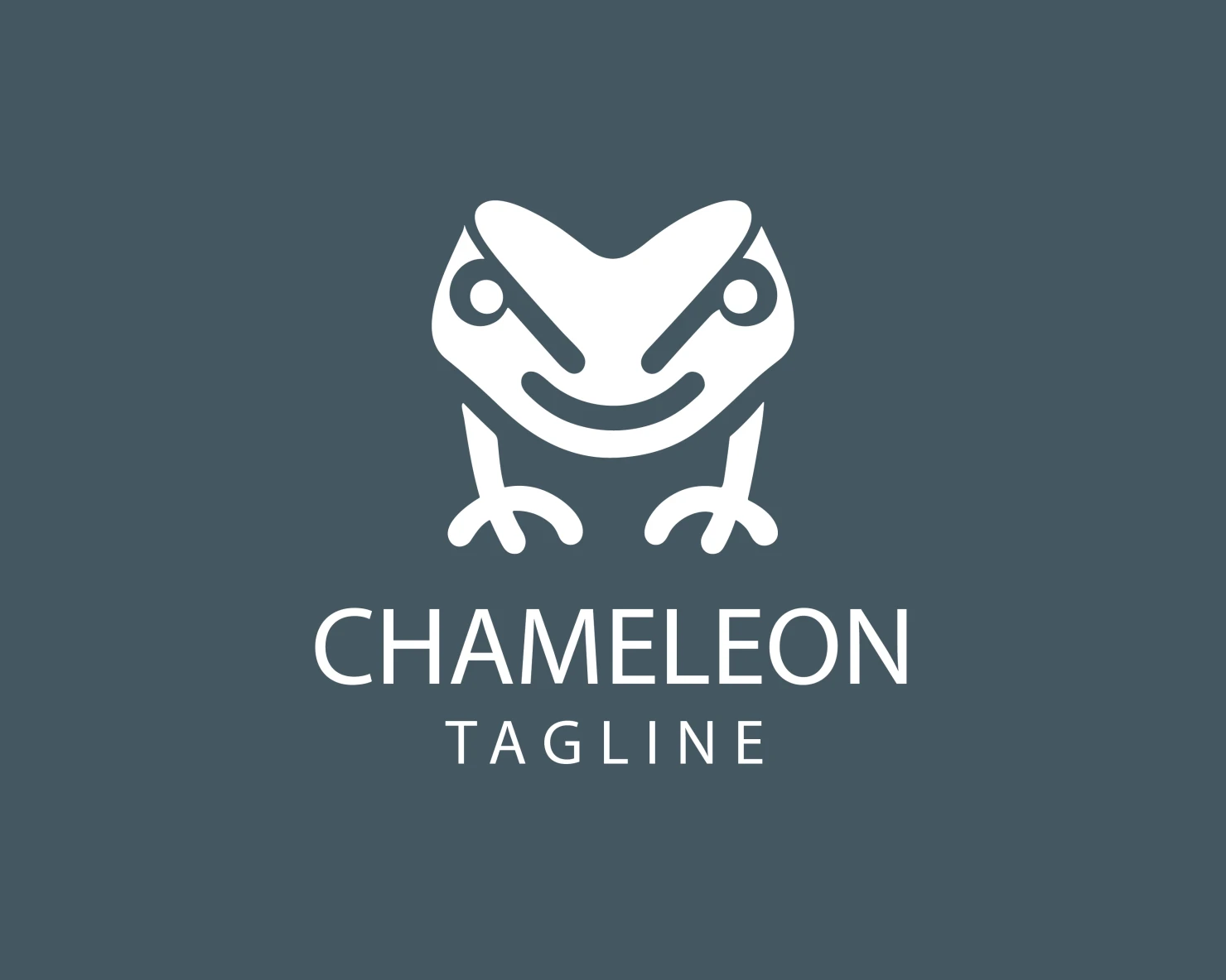Chameleon customizable logo design #33536
