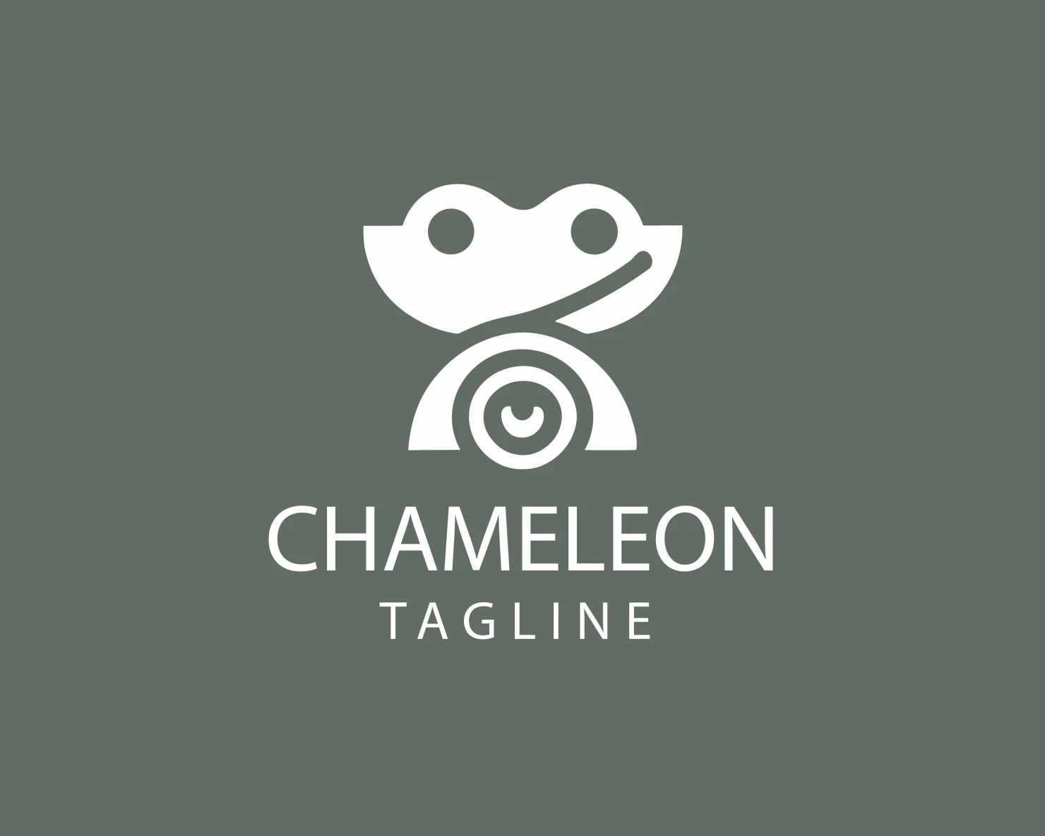 Chameleon customizable logo design #33537