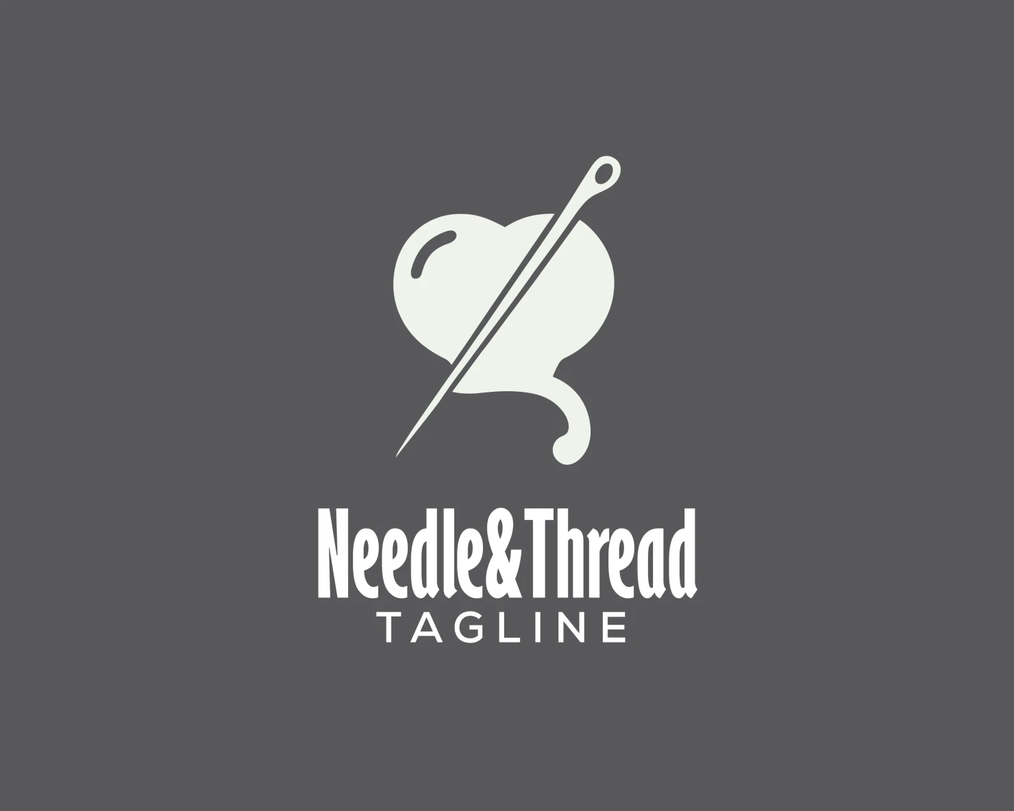 Needle and Thread customizable logo design #33577