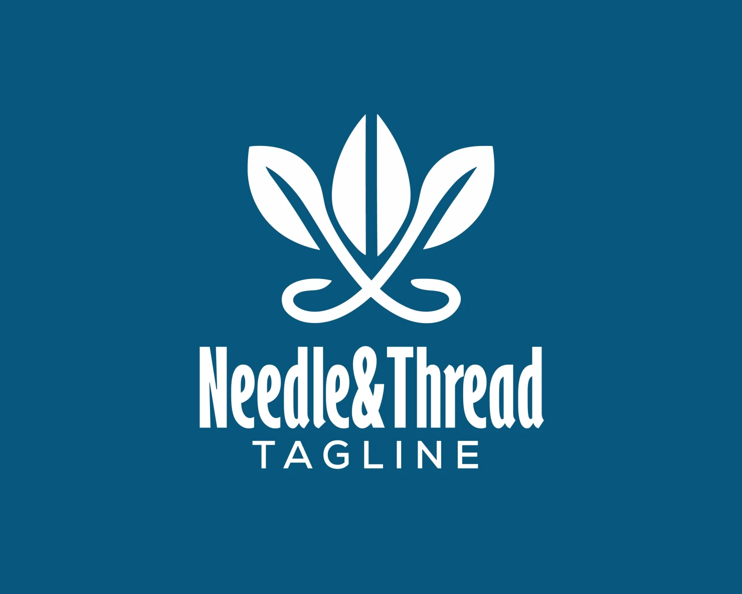 Needle and Thread customizable logo design #33583