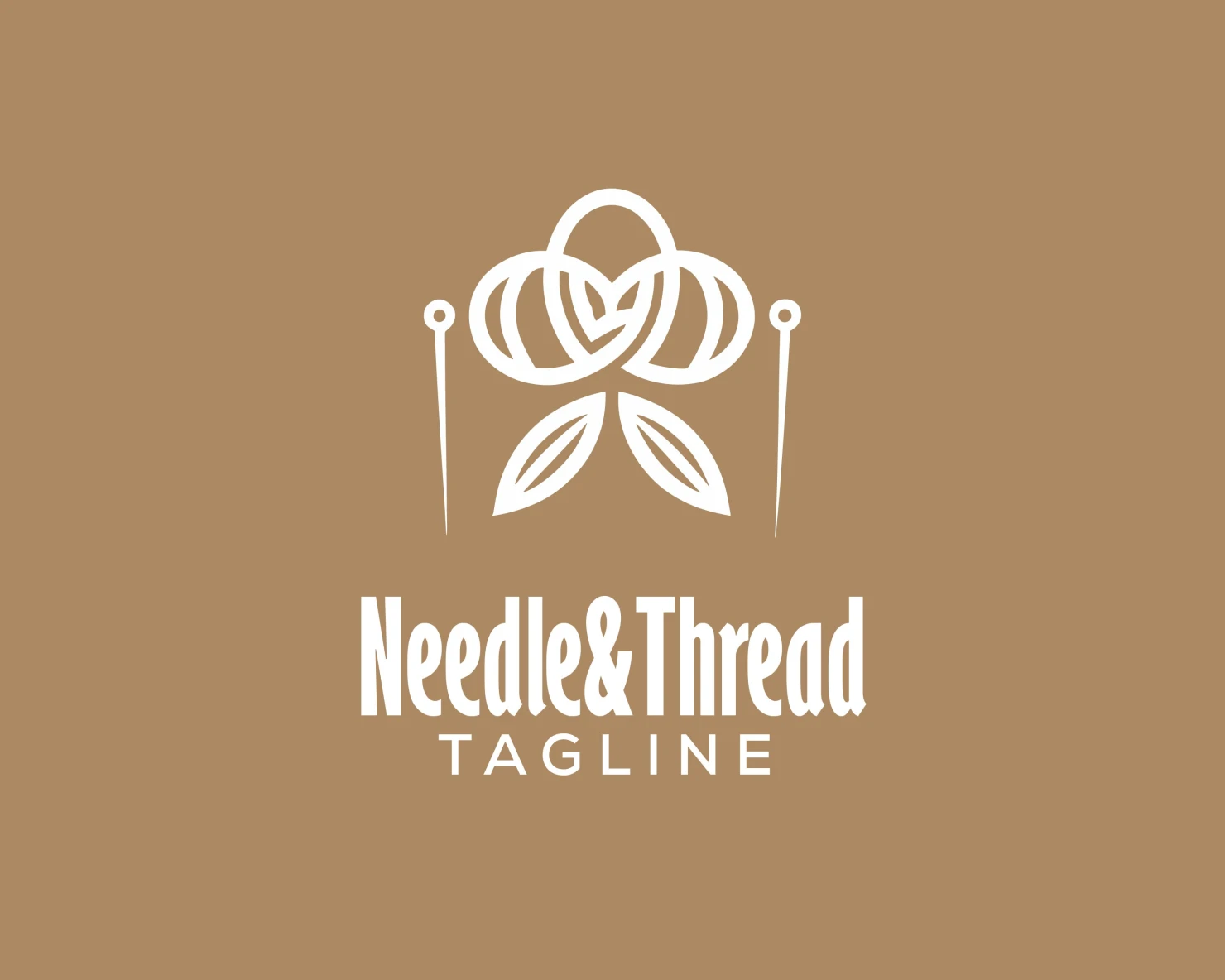 Needle and Thread customizable logo design #33584