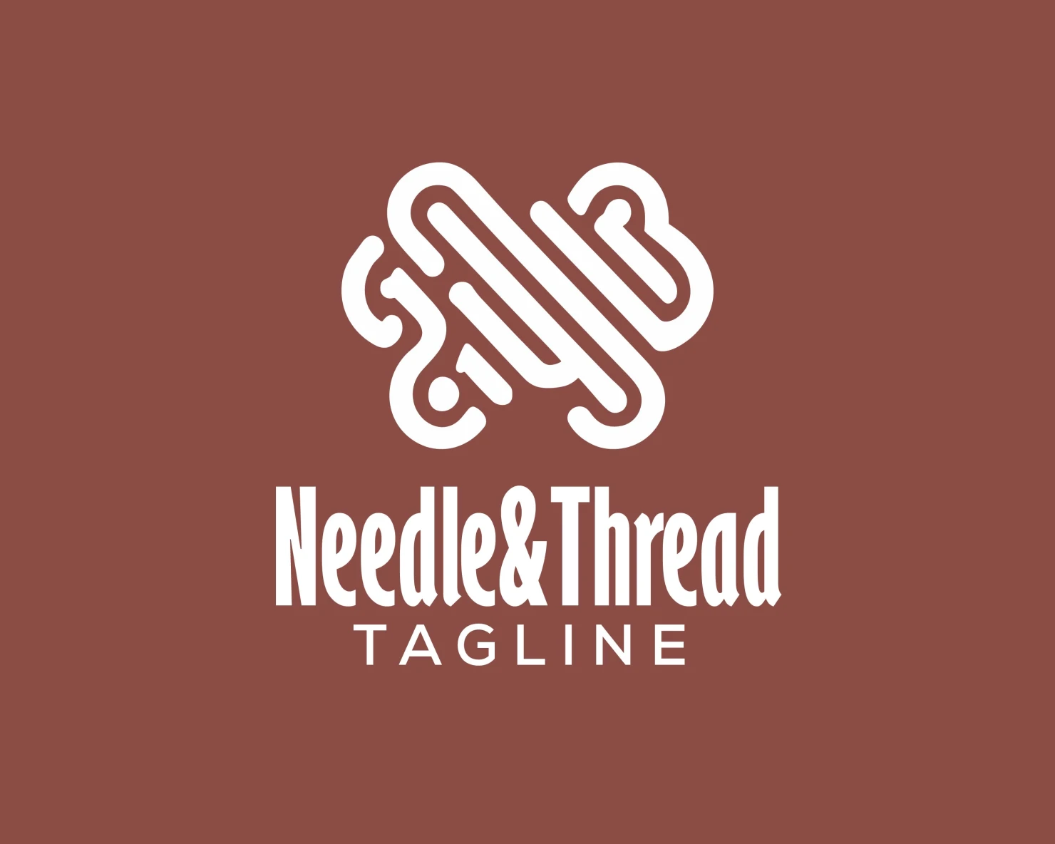 Needle and Thread customizable logo design #33586
