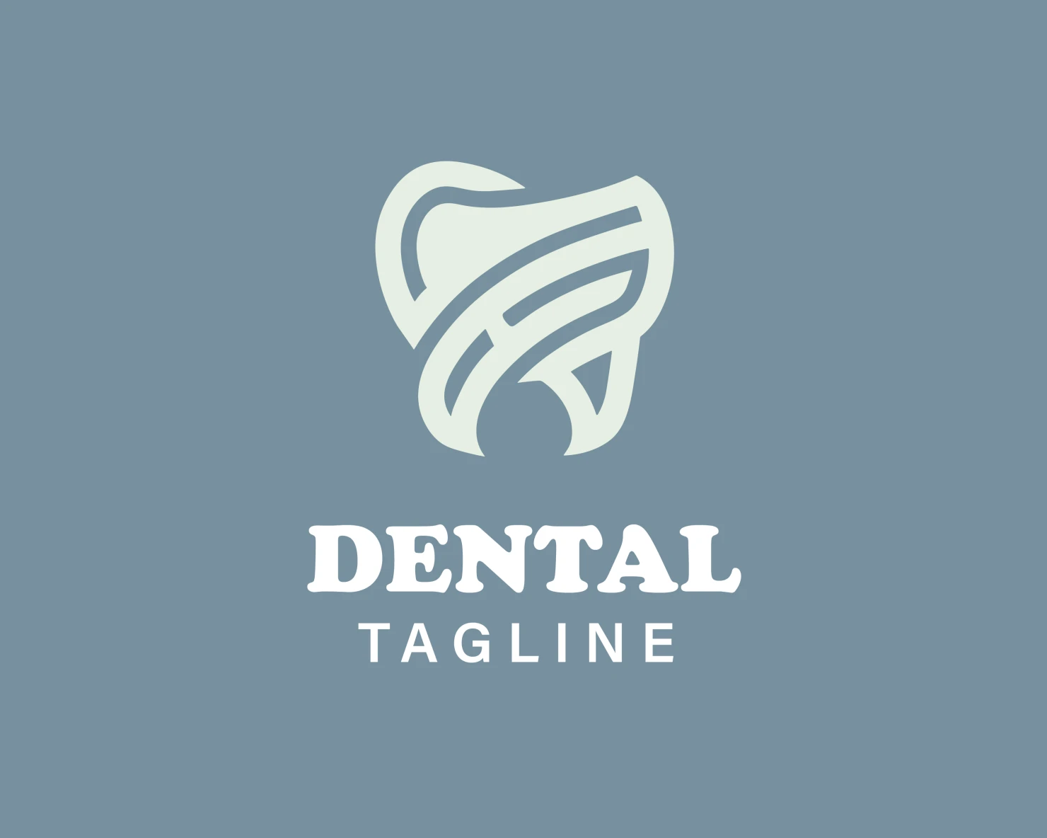 Dental customizable logo design #33618