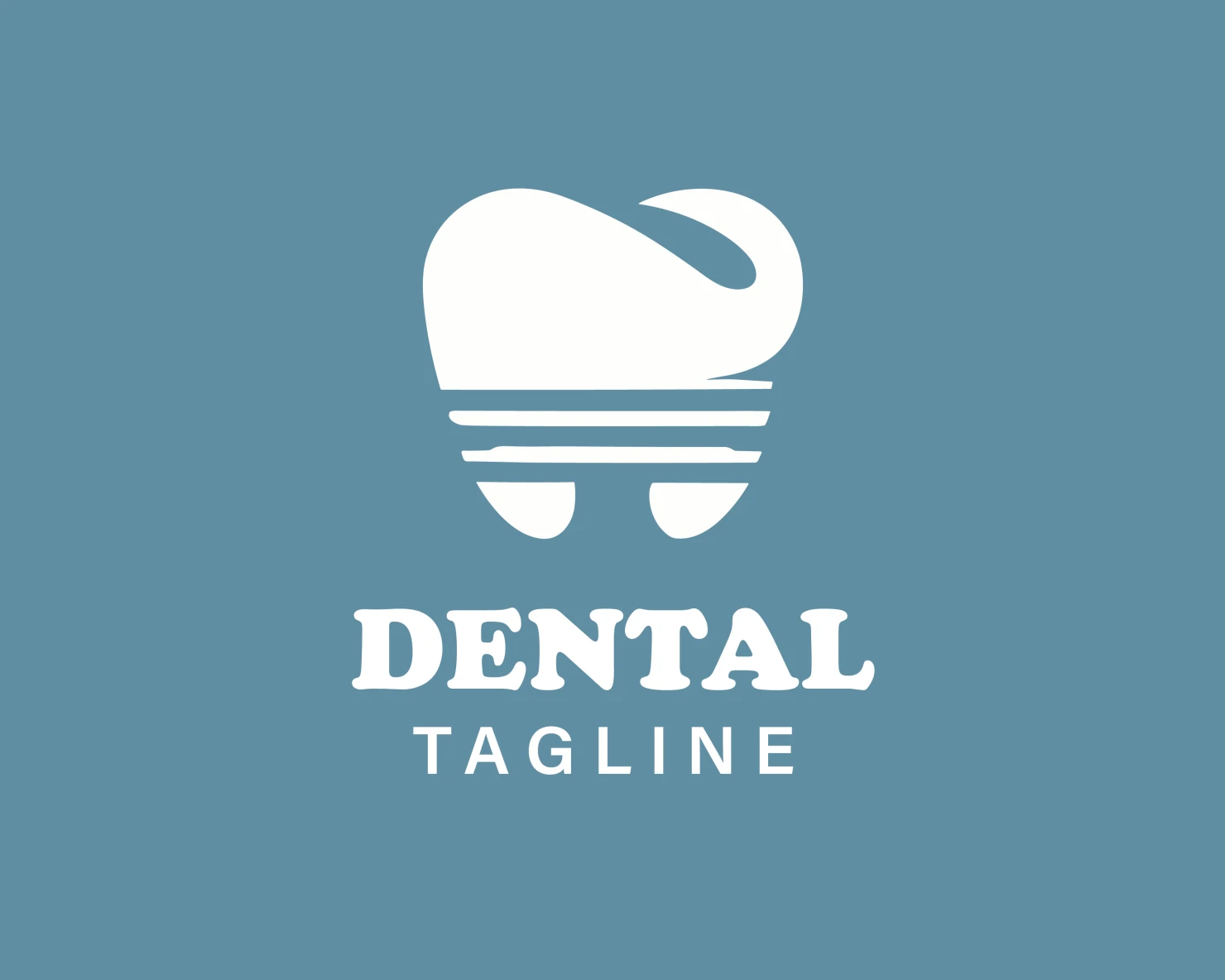 Dental customizable logo design #33621