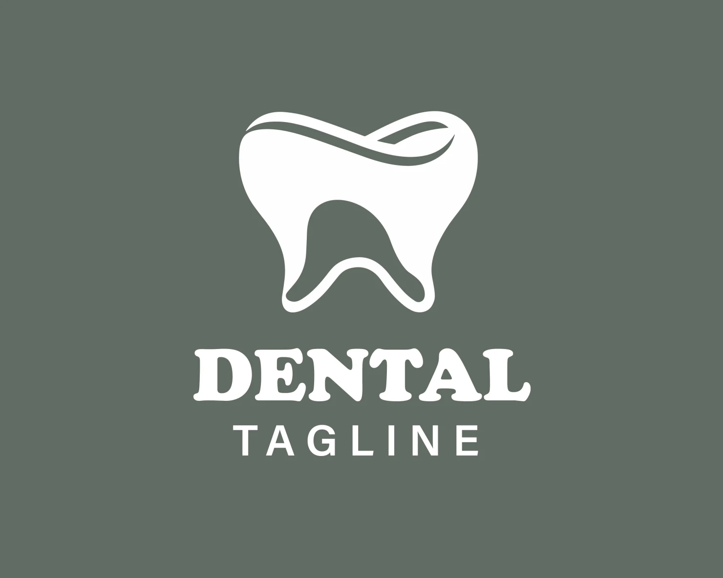 Dental customizable logo design #33624