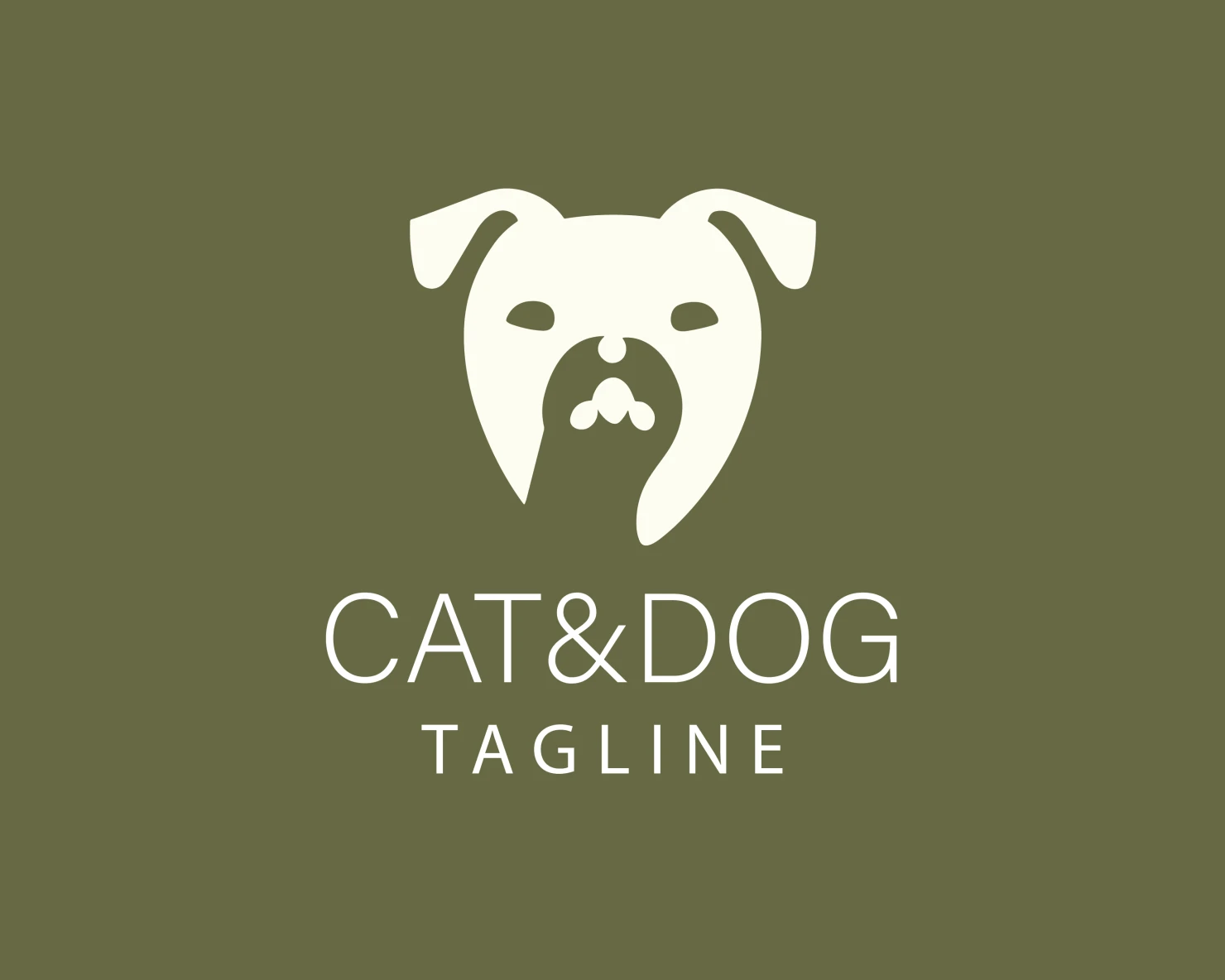 Cat and Dog customizable logo design #33628