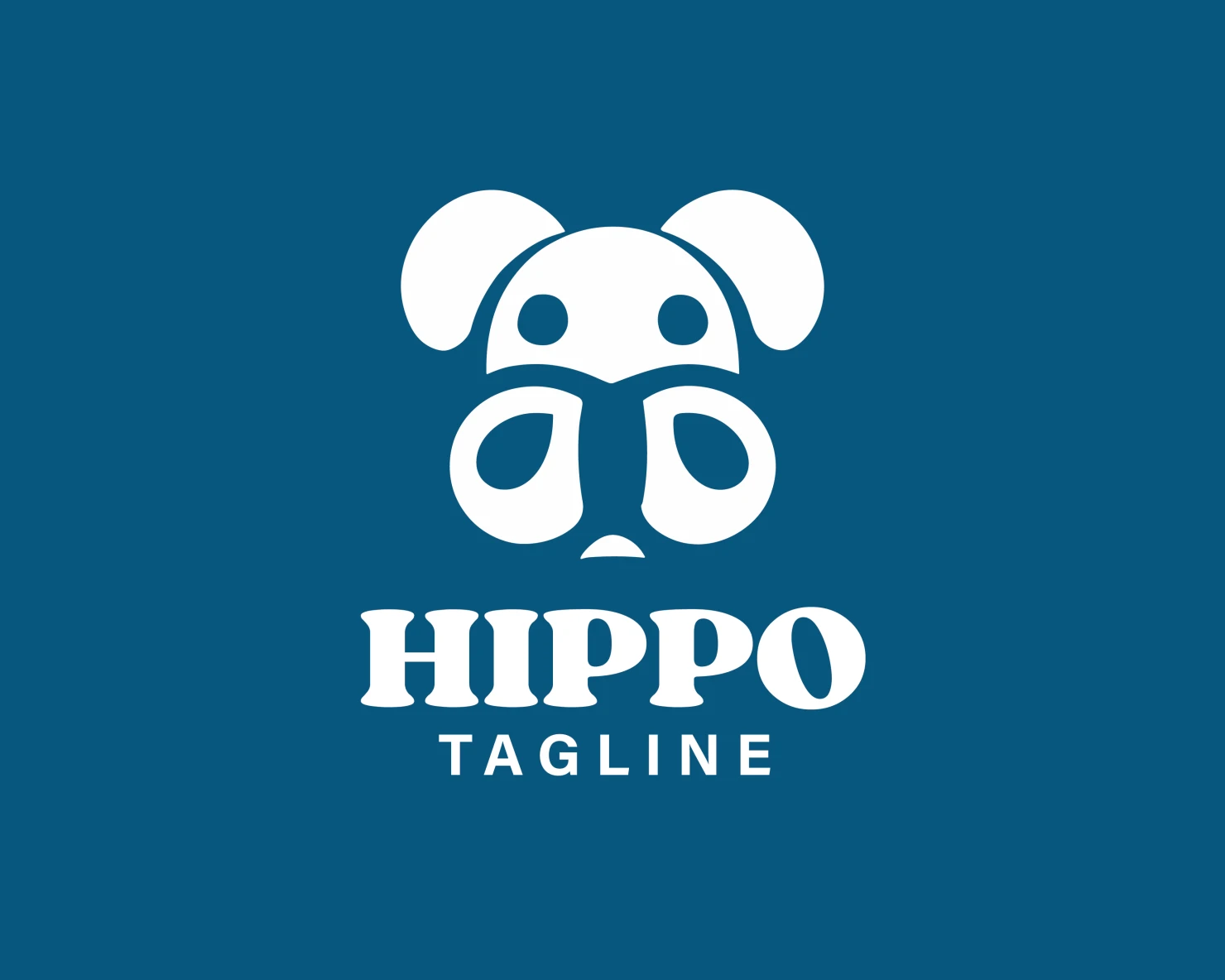 Hippo customizable logo design #33653