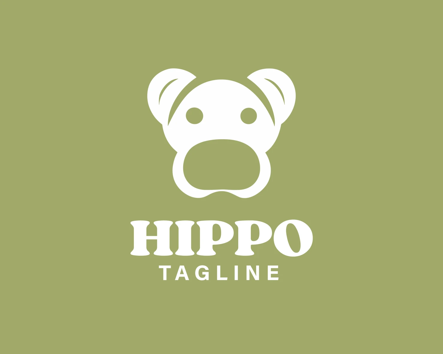Hippo customizable logo design #33662