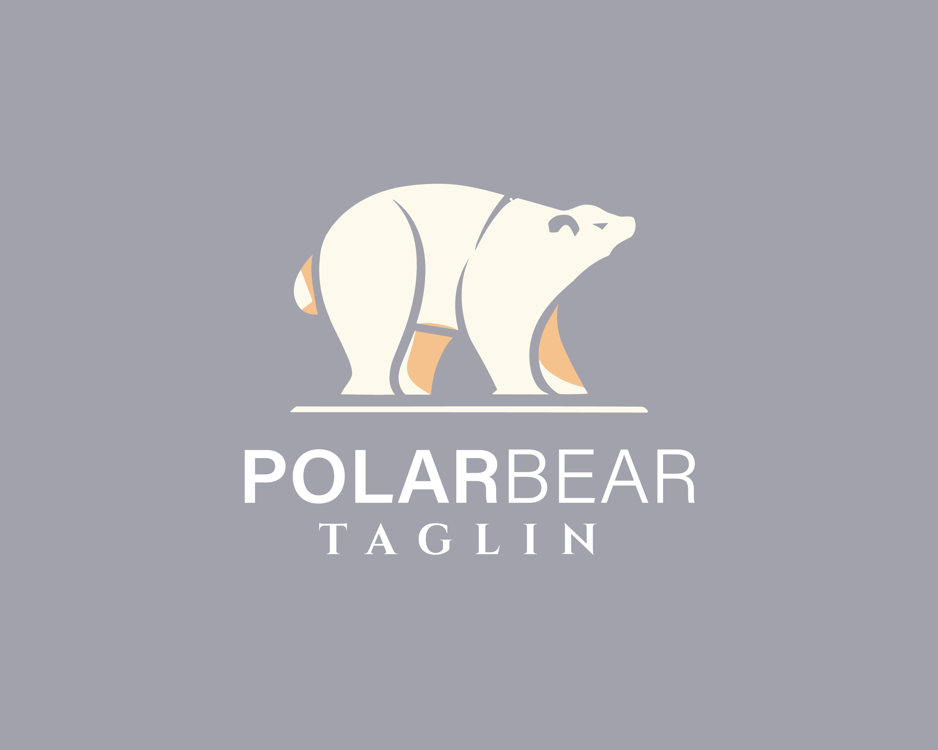 Polar bear customizable logo design #34179