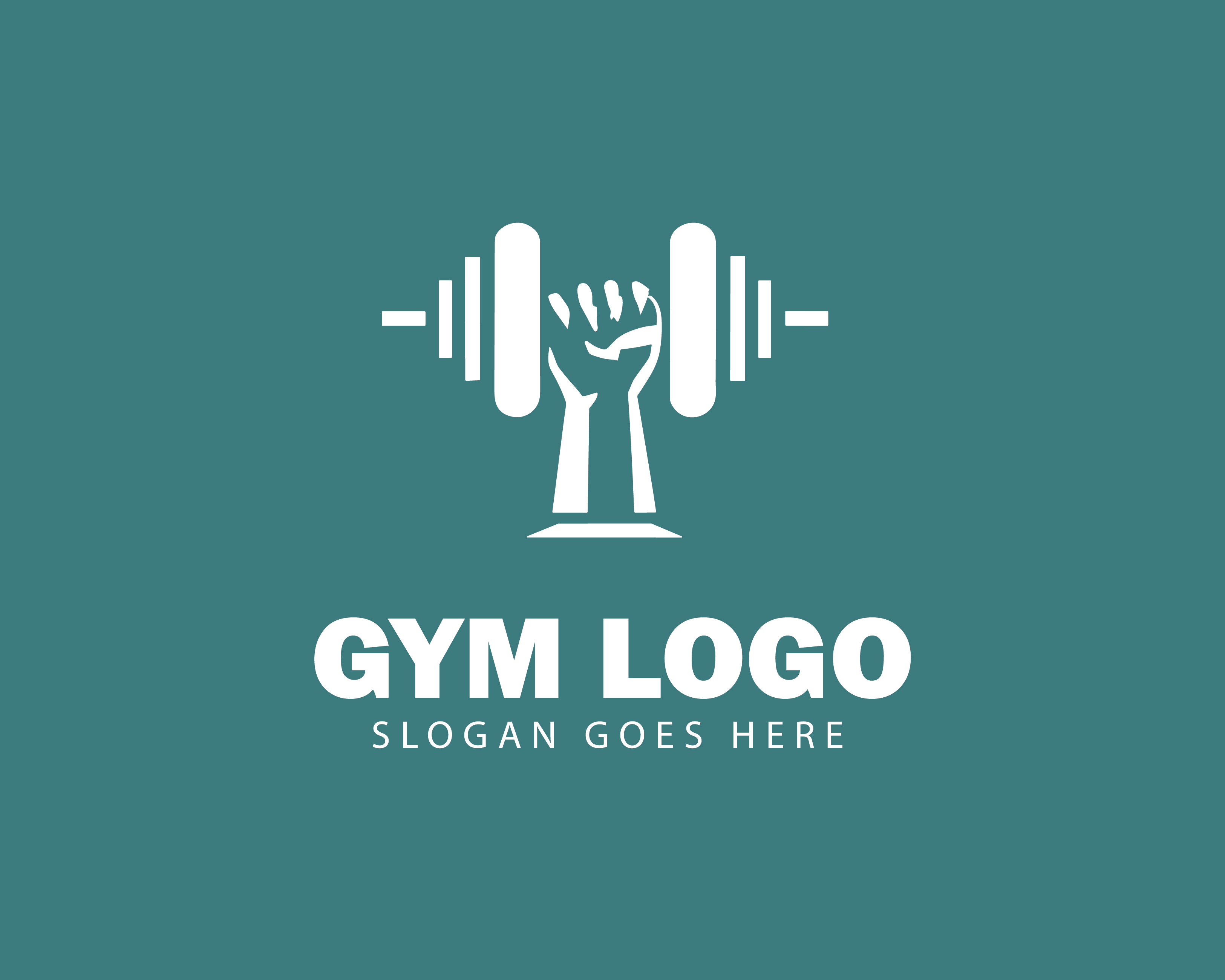Gym customizable logo design #34360