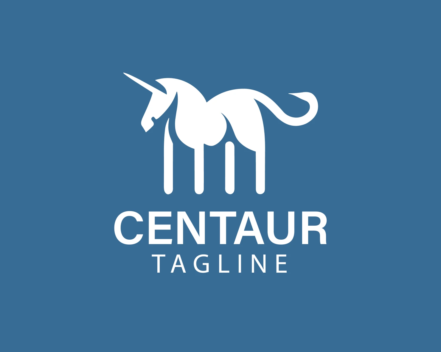 Centaur customizable logo design #33673