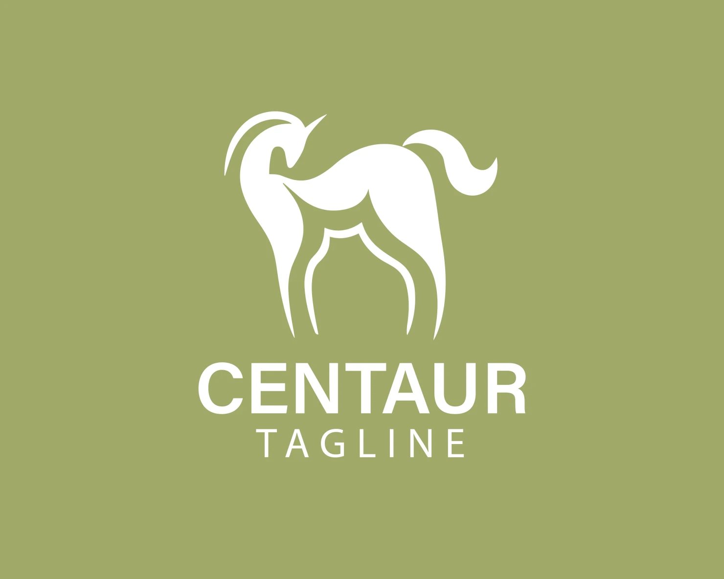 Centaur customizable logo design #33674